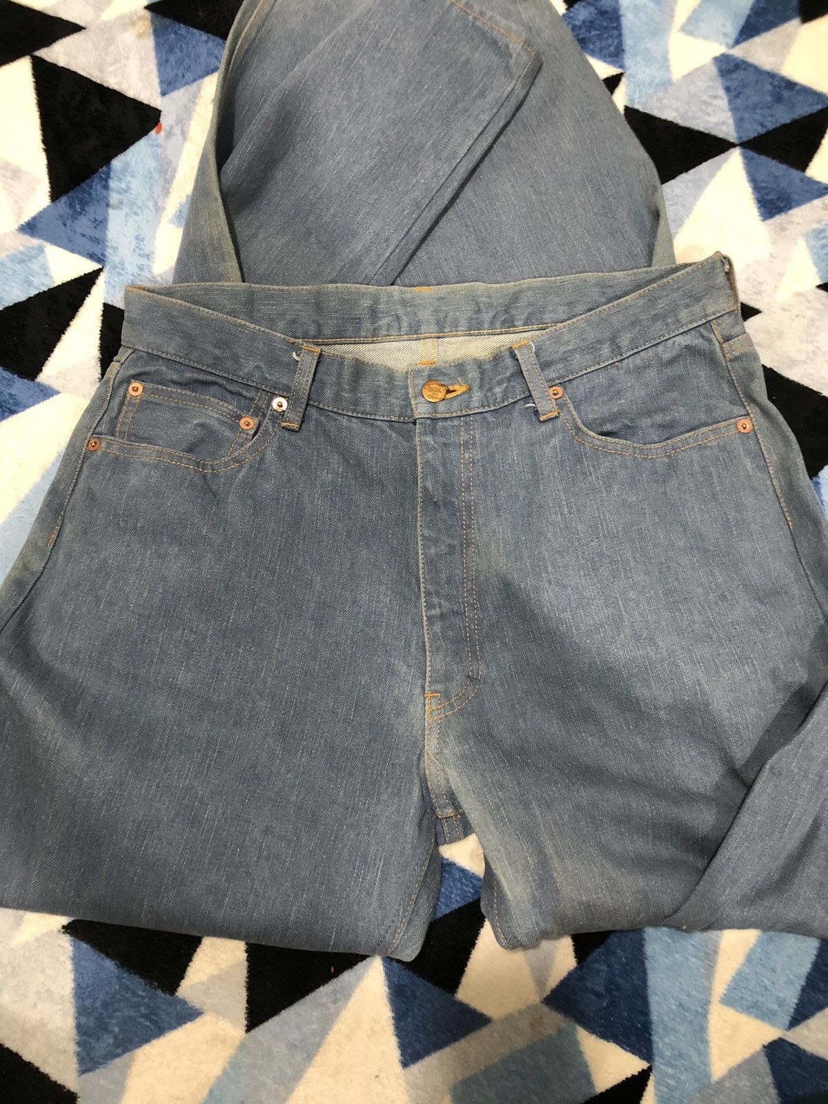 Japanese Brand Japan Denim Selvedge Denim Pants Size US 33 - 13 Thumbnail