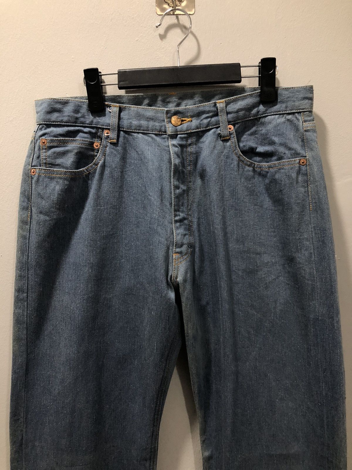 Japanese Brand Japan Denim Selvedge Denim Pants Size US 33 - 3 Thumbnail