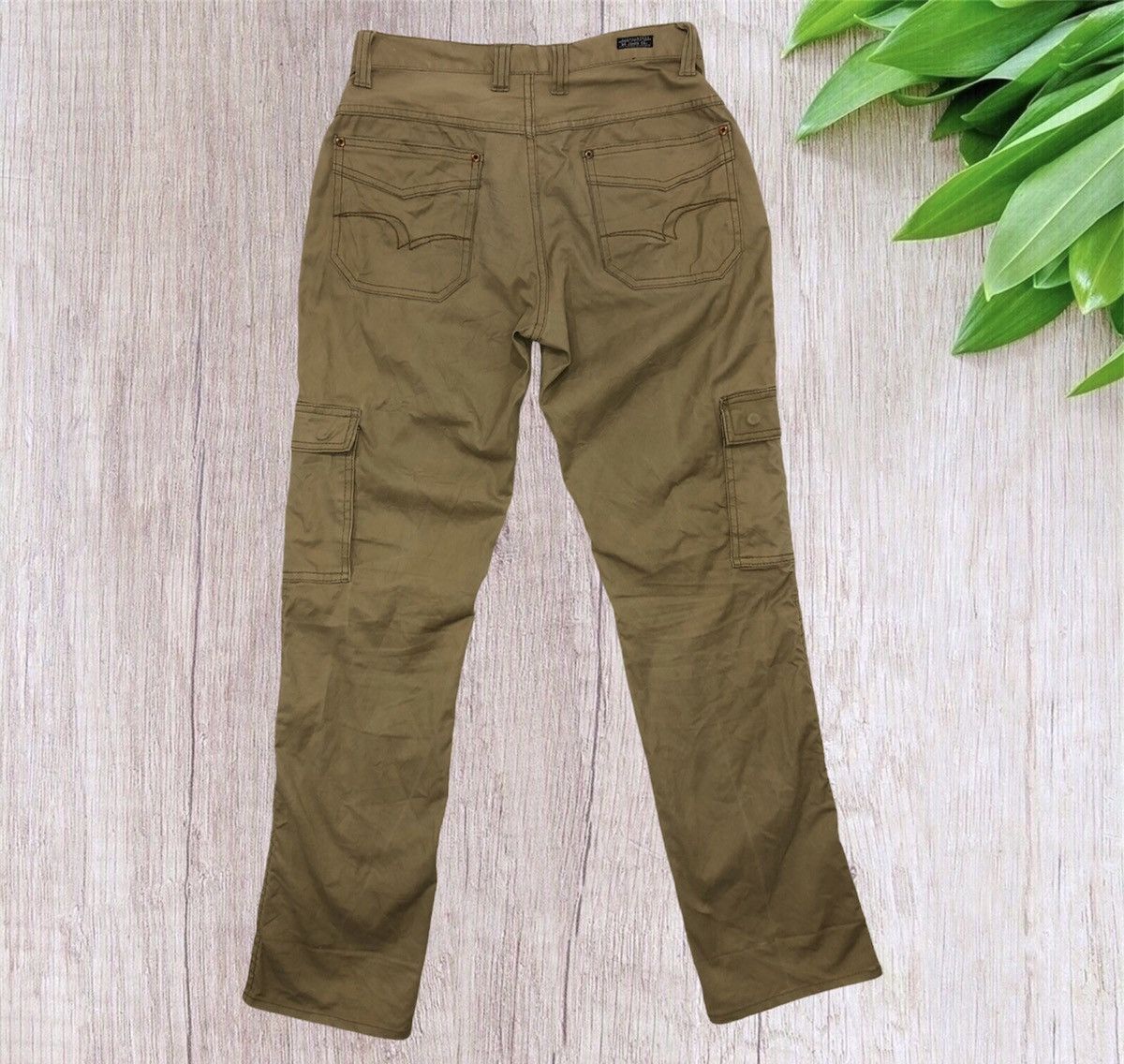 Lee 🔥Rare Lee Cooper Garment Service Label Utility Cargo Pants Size US 29 - 8 Thumbnail