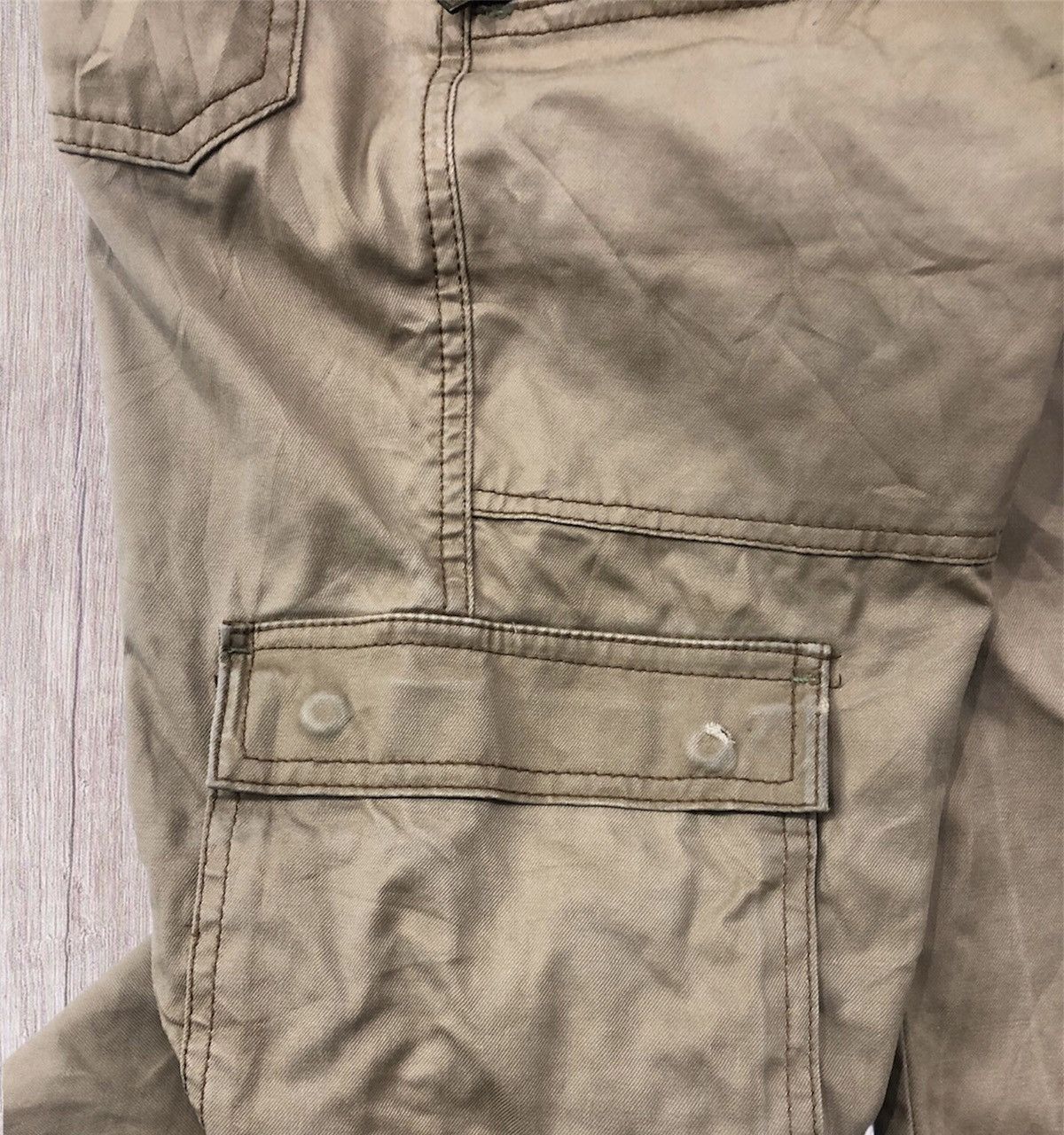 Lee 🔥Rare Lee Cooper Garment Service Label Utility Cargo Pants Size US 29 - 15 Thumbnail