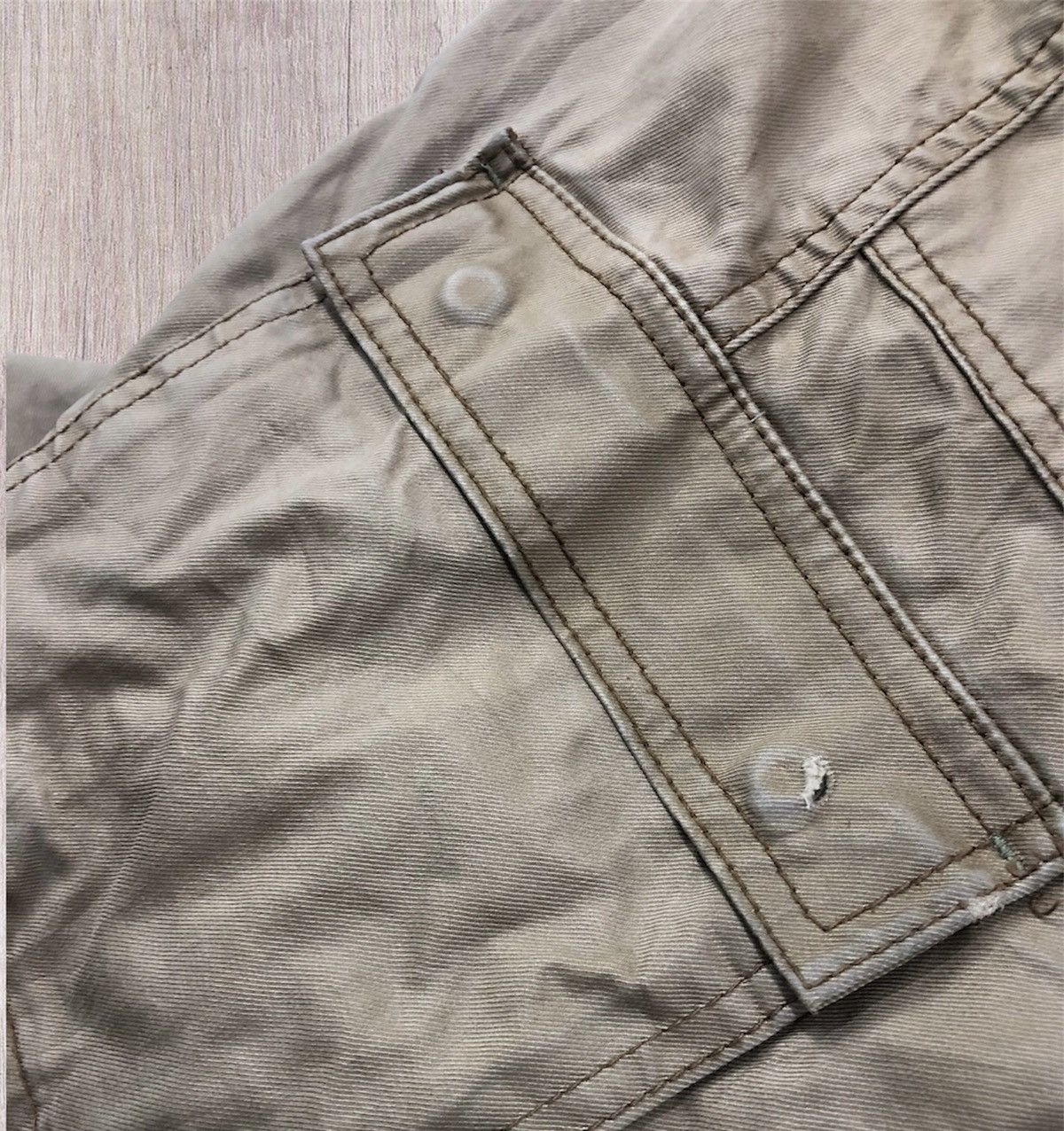Lee 🔥Rare Lee Cooper Garment Service Label Utility Cargo Pants Size US 29 - 14 Thumbnail