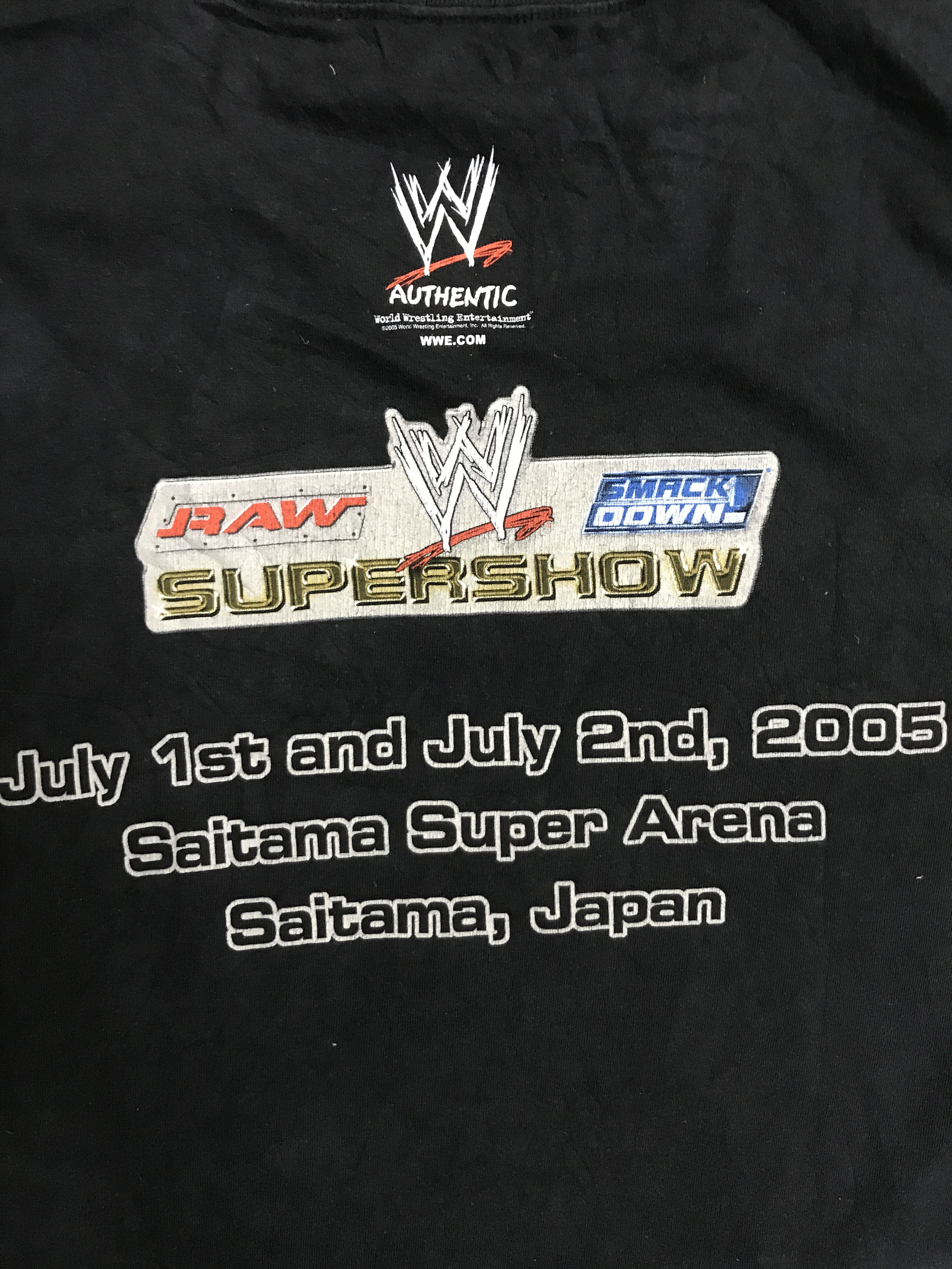 WWE × WWF RN27 WWF RAW X SMACKDOWN Shirt Size US XL / EU 56 / 4 - 6 Thumbnail