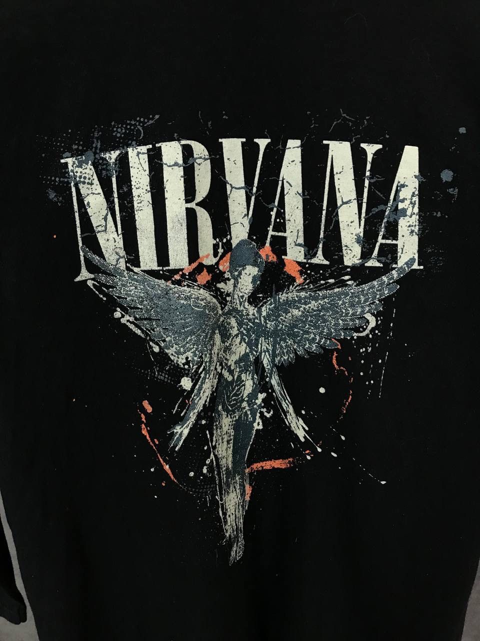 Band Tees Nirvana in utero band rock Kurt Cobain longsleeve Size US XS / EU 42 / 0 - 3 Thumbnail