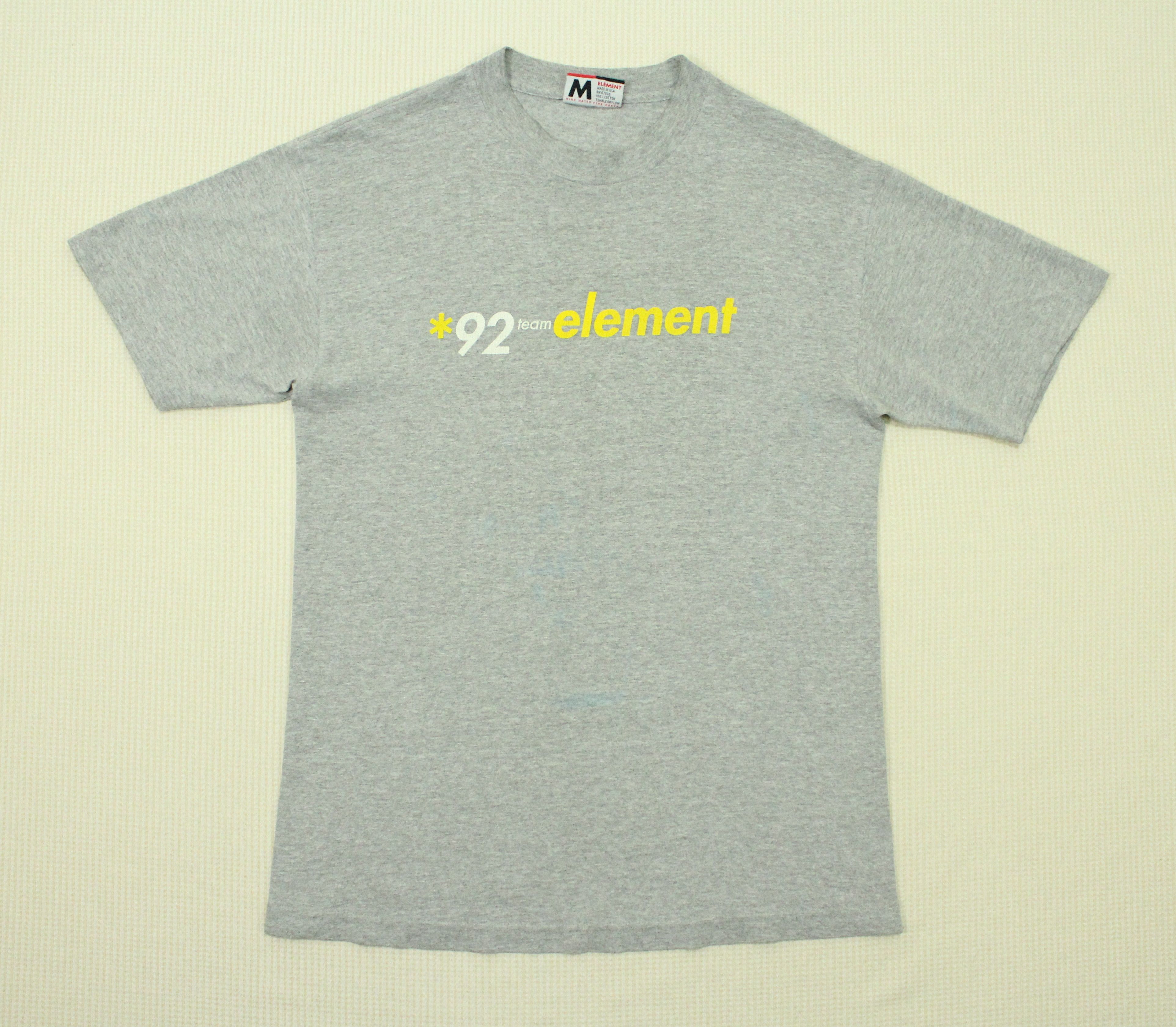 Element Vintage ELEMENT SKATEBOARDS T Shirt Team 92 Size US M / EU 48-50 / 2 - 3 Thumbnail