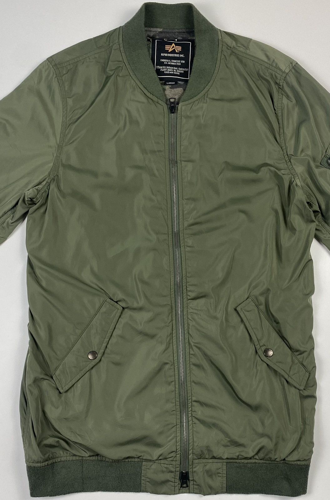 Alpha Industries ARMY ALPHA INDUSTRIES BOMBER JACKET AVIREX JACKET Size US L / EU 52-54 / 3 - 2 Thumbnail