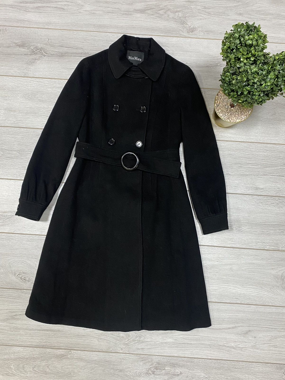 Max Mara Max Mara vintage wool cashmere coat Maglia Size XS / US 0-2 / IT 36-38 - 3 Thumbnail