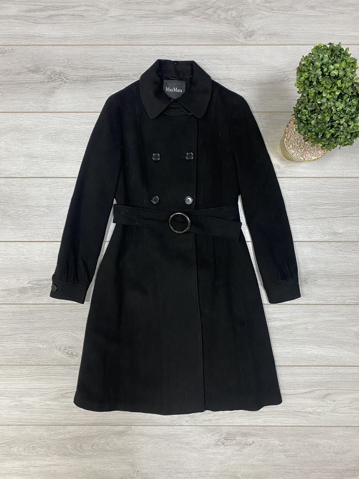 Max Mara vintage wool cashmere coat Maglia