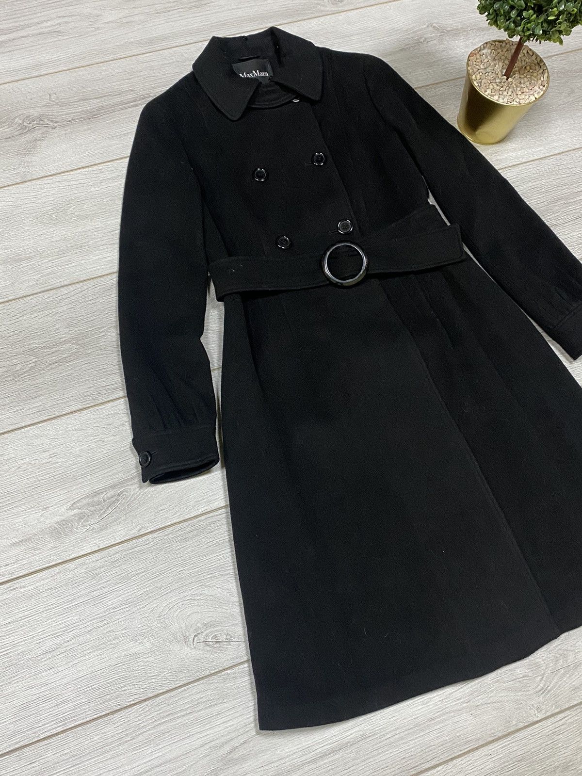 Max Mara Max Mara vintage wool cashmere coat Maglia Size XS / US 0-2 / IT 36-38 - 2 Thumbnail