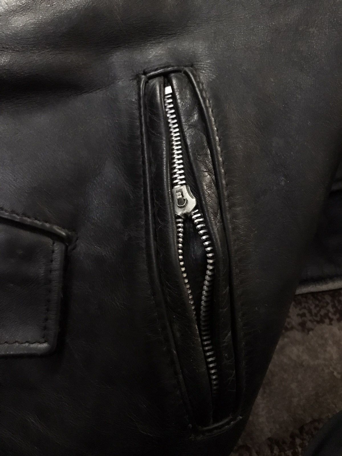 Schott × Vintage Vintage Schott Perfecto Cow Leather Motorcycle Jacket Size US M / EU 48-50 / 2 - 12 Thumbnail
