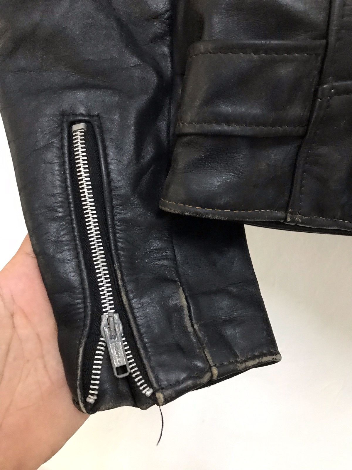 Schott × Vintage Vintage Schott Perfecto Cow Leather Motorcycle Jacket Size US M / EU 48-50 / 2 - 8 Thumbnail