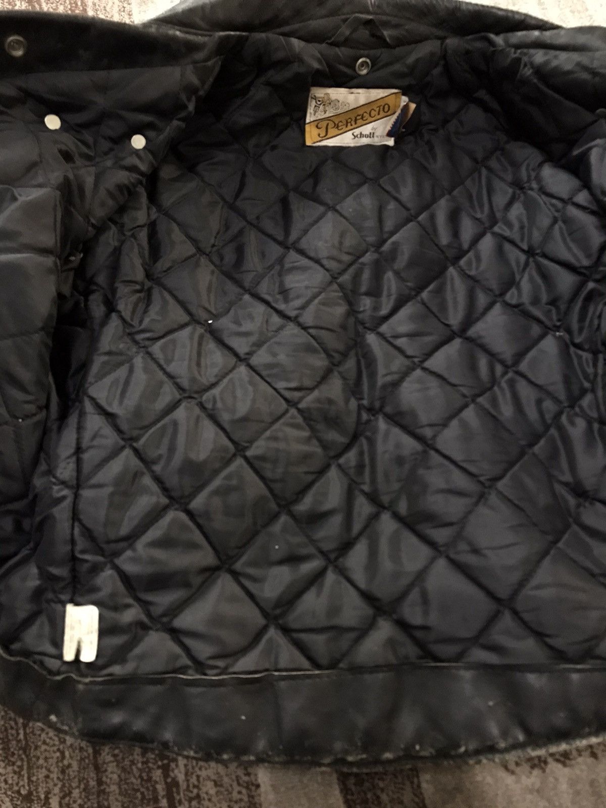 Schott × Vintage Vintage Schott Perfecto Cow Leather Motorcycle Jacket Size US M / EU 48-50 / 2 - 16 Thumbnail