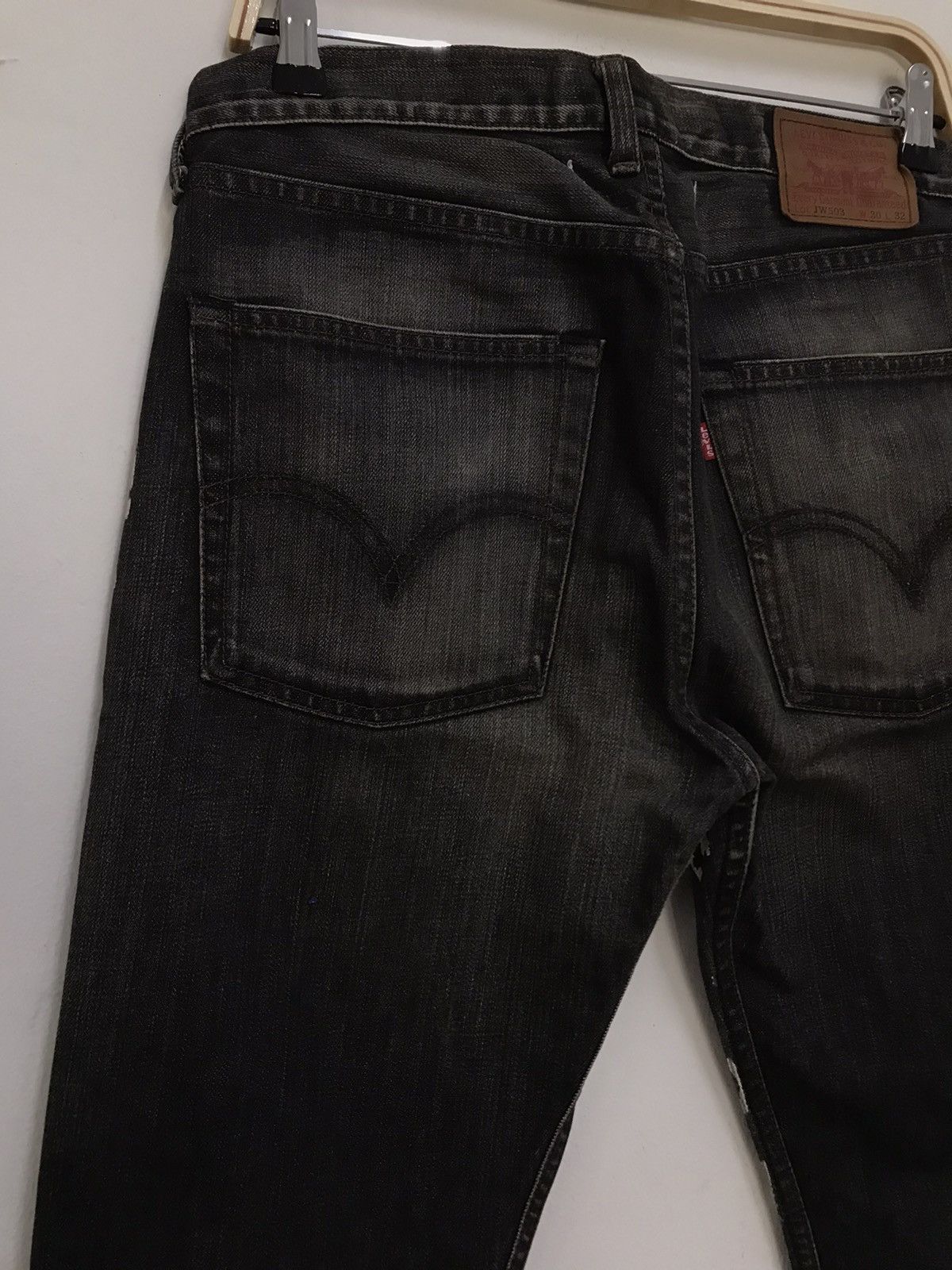 Comme des Garcons Old Master Levis Junya Watanabe CDG Corso Denim Black Jeans Size US 30 / EU 46 - 9 Thumbnail