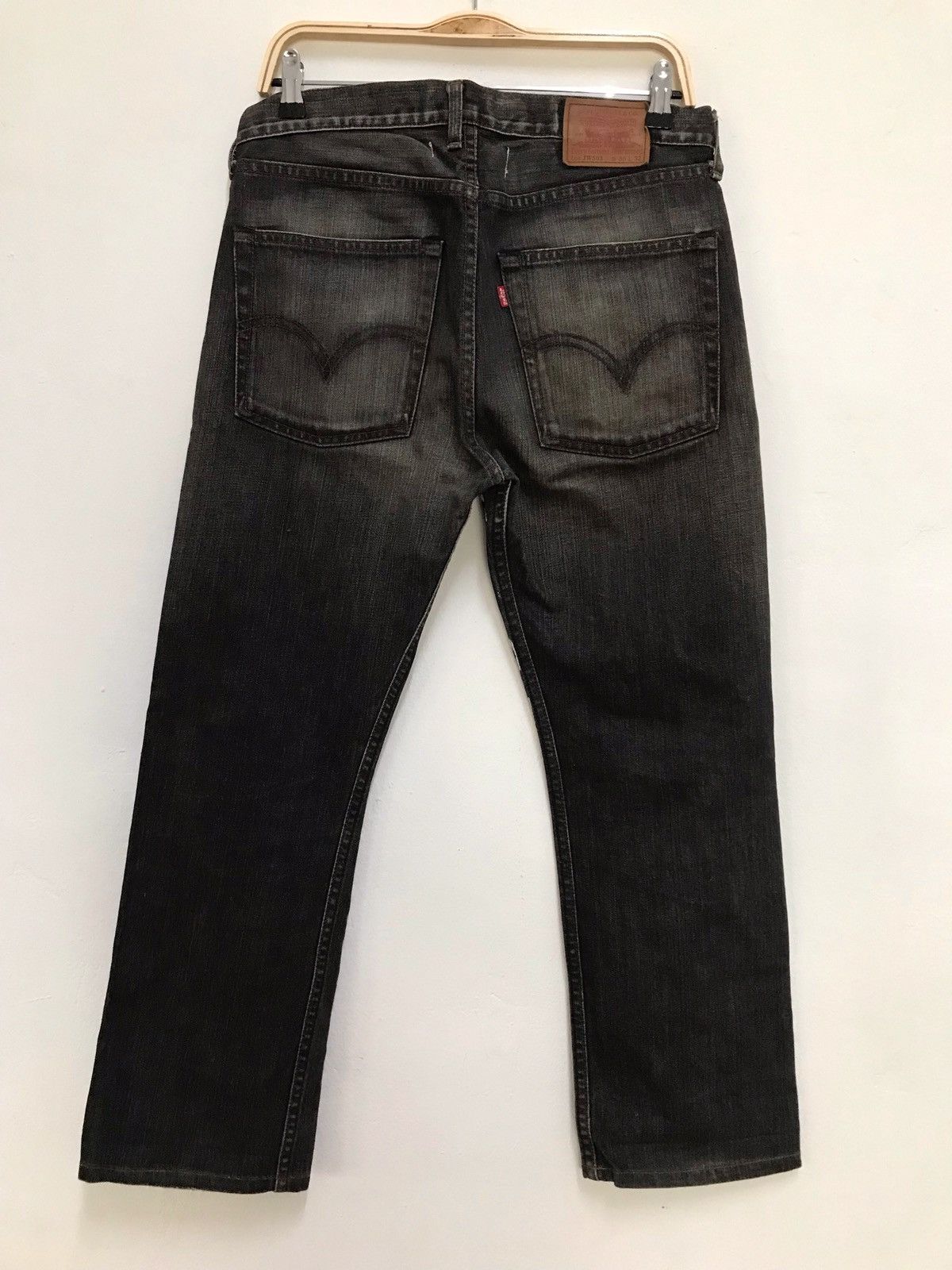 Comme des Garcons Old Master Levis Junya Watanabe CDG Corso Denim Black Jeans Size US 30 / EU 46 - 8 Thumbnail