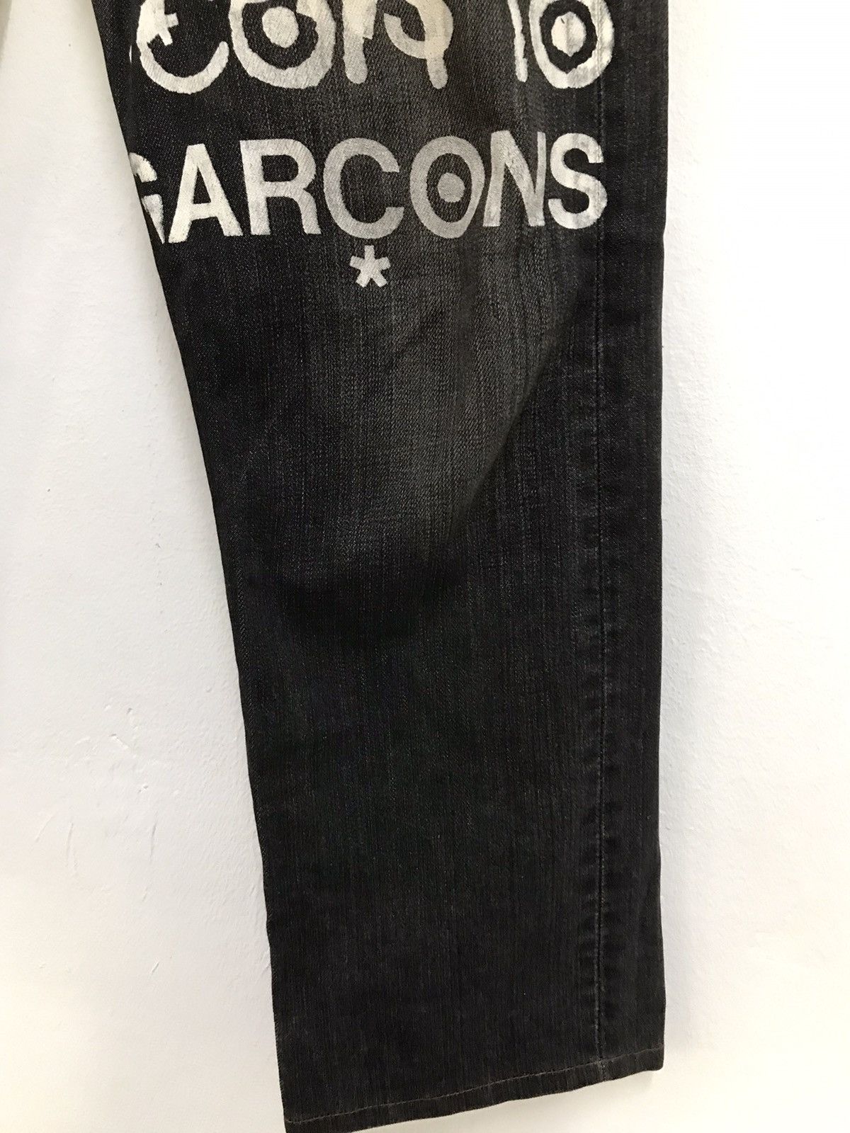 Comme des Garcons Old Master Levis Junya Watanabe CDG Corso Denim Black Jeans Size US 30 / EU 46 - 6 Thumbnail