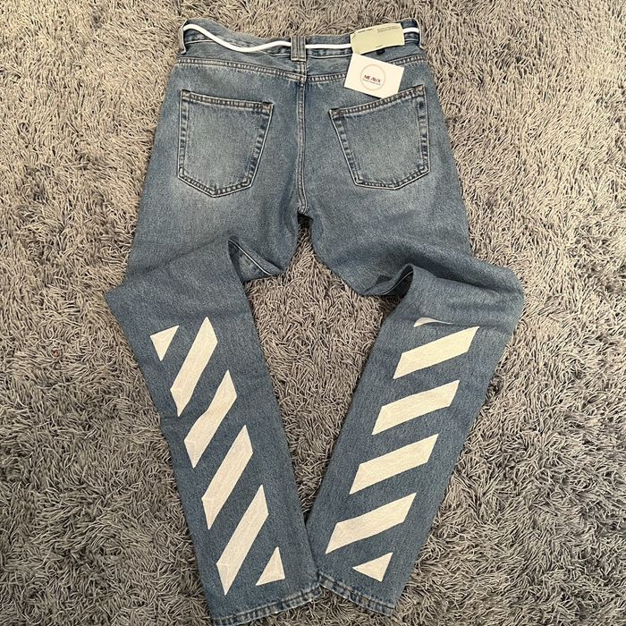 Off white discount jeans grailed