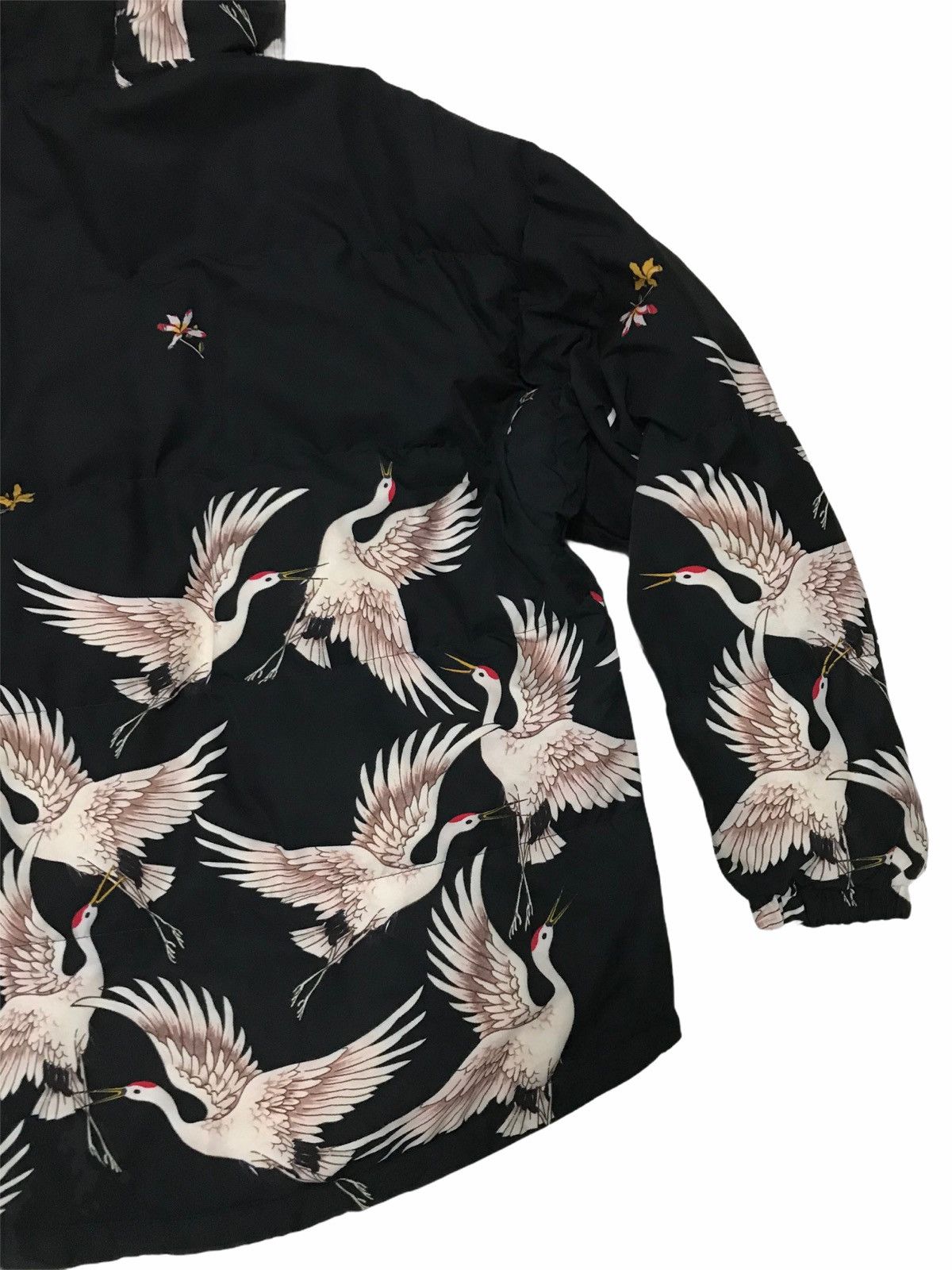 Japanese Brand × Vintage Vintage Hoodie Puffer Jacket Flying Crane / G001 Size US M / EU 48-50 / 2 - 6 Thumbnail