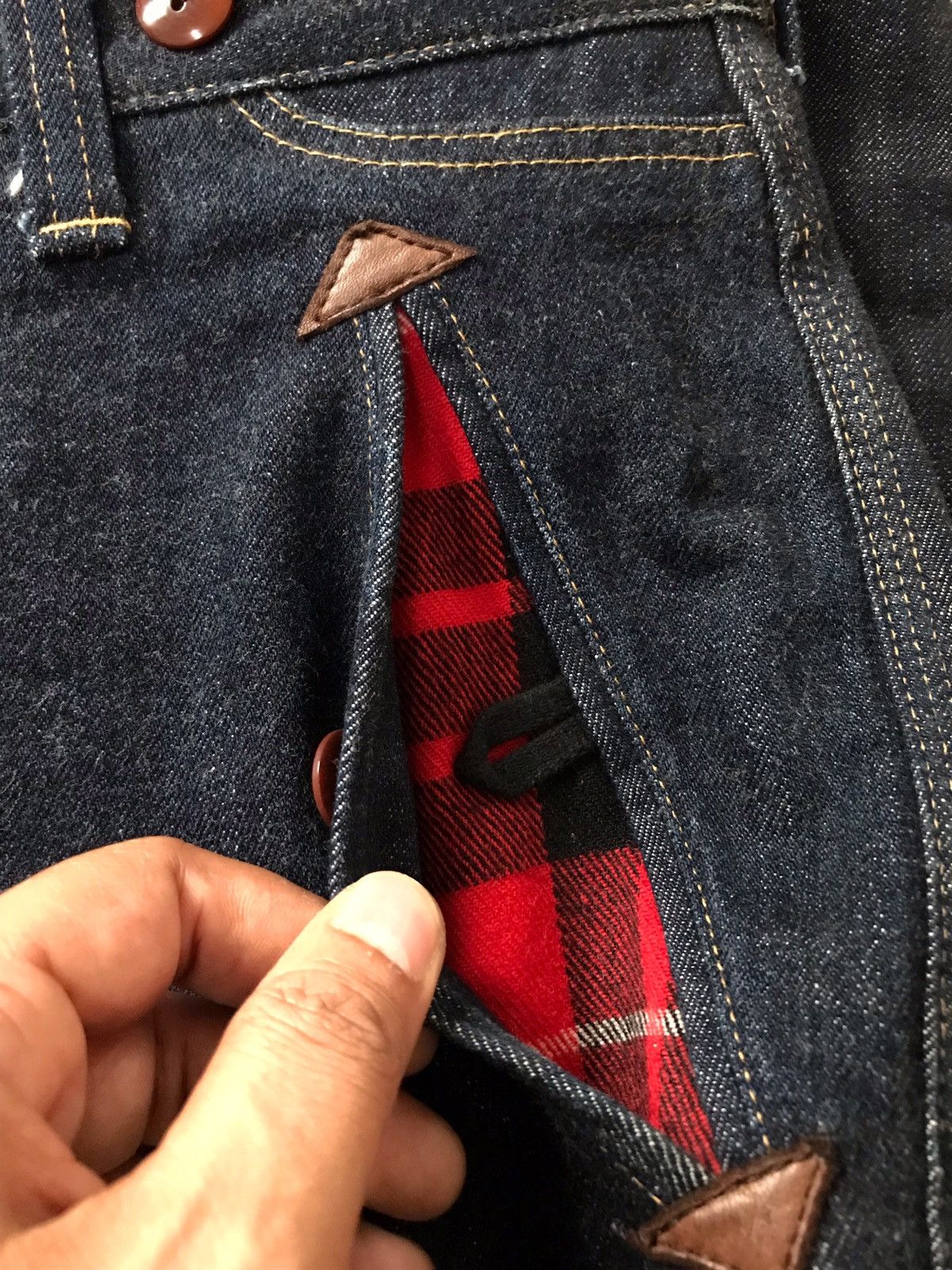 Comme des Garcons × Junya Watanabe × Levi's AD2009 Junya Watanabe Levis 501XX Big E Double Knee Denim Size US 32 / EU 48 - 18 Thumbnail