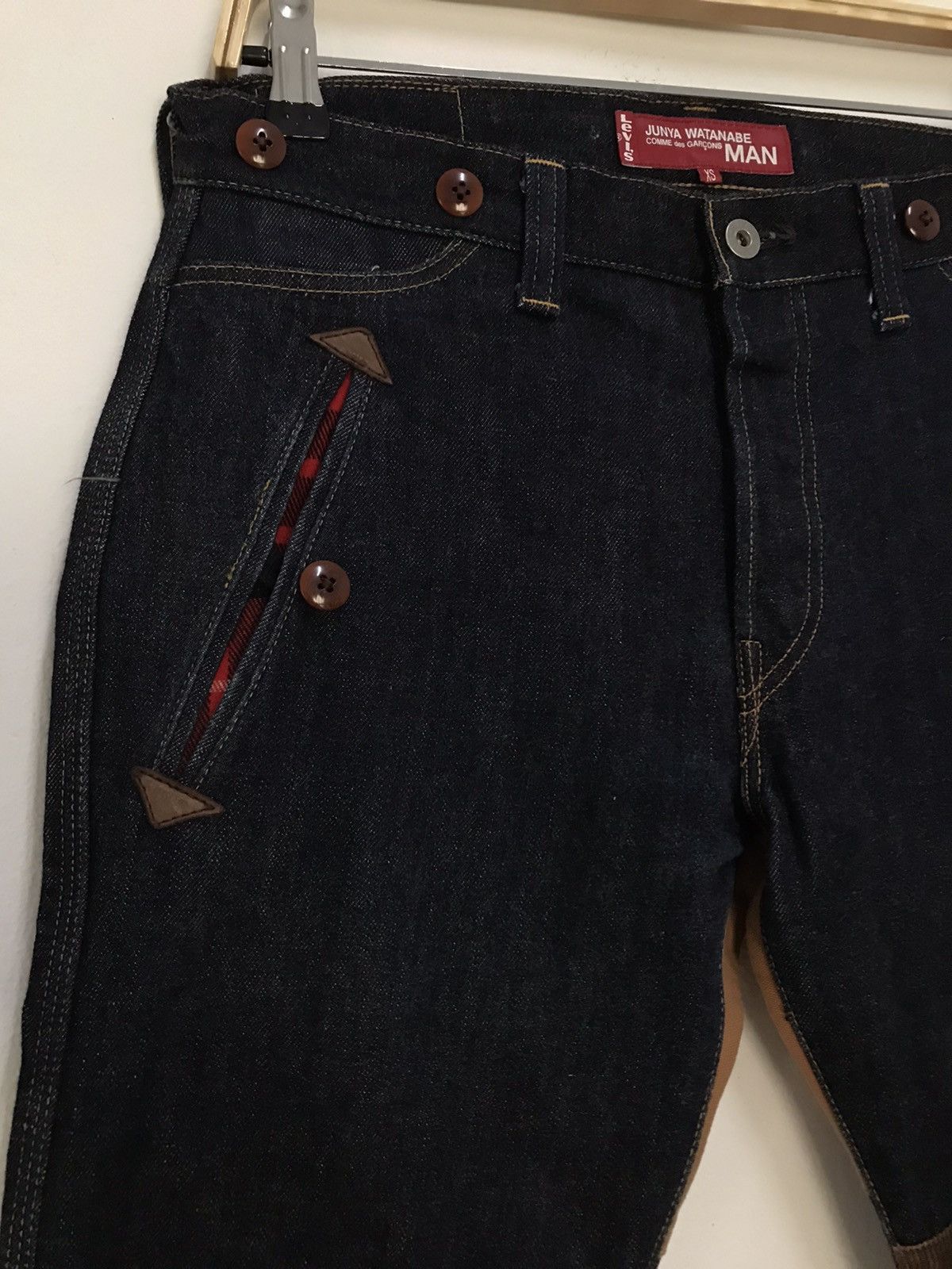 Comme des Garcons × Junya Watanabe × Levi's AD2009 Junya Watanabe Levis 501XX Big E Double Knee Denim Size US 32 / EU 48 - 3 Thumbnail