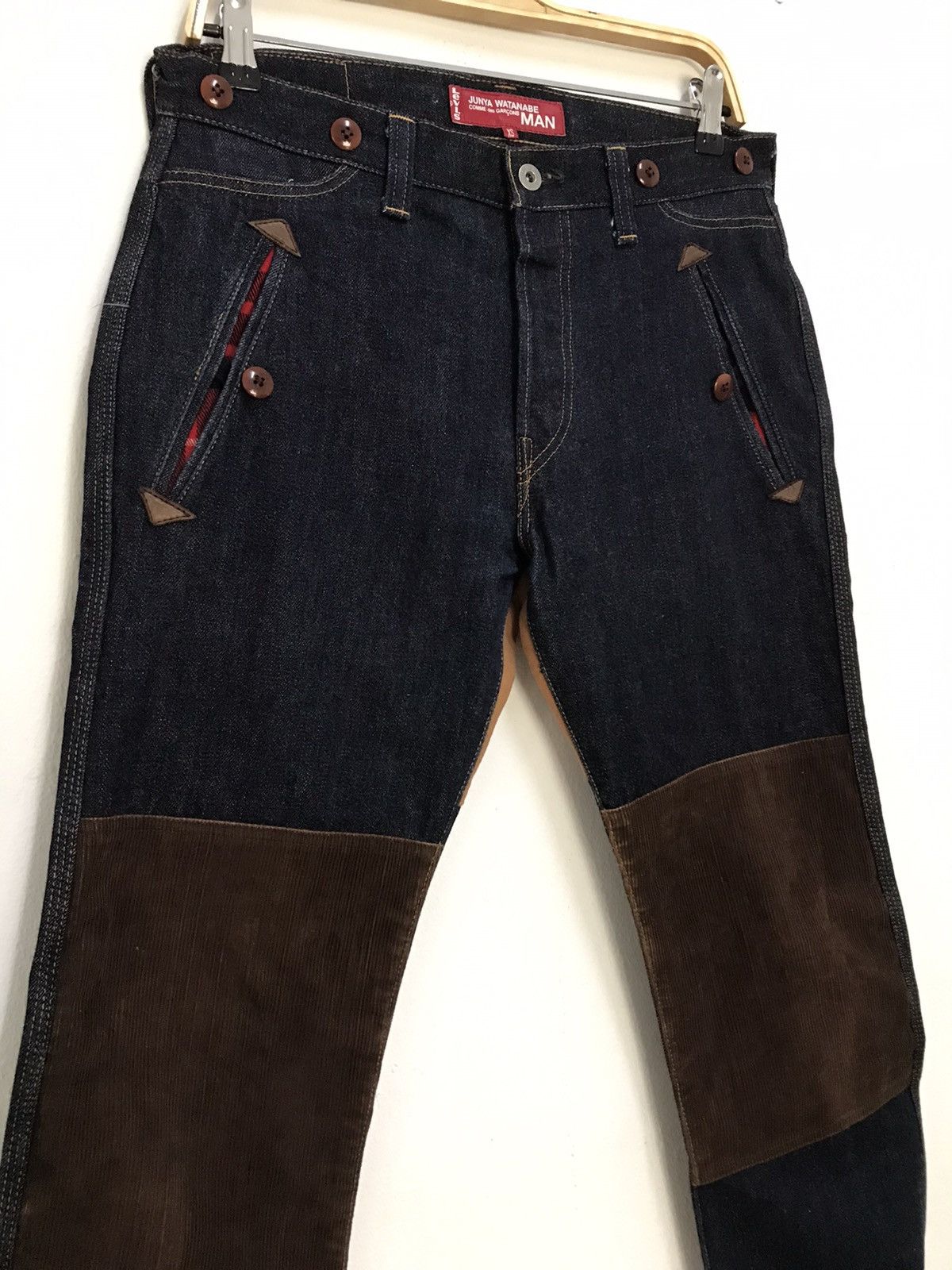 Comme des Garcons × Junya Watanabe × Levi's AD2009 Junya Watanabe Levis 501XX Big E Double Knee Denim Size US 32 / EU 48 - 1 Thumbnail