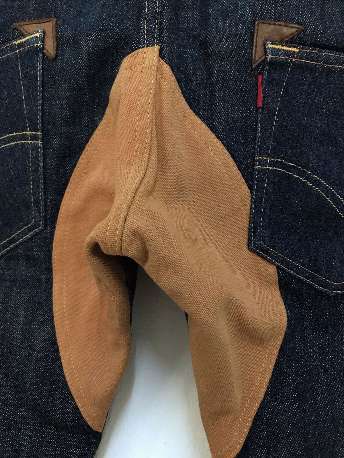 Comme des Garcons × Junya Watanabe × Levi's AD2009 Junya Watanabe Levis 501XX Big E Double Knee Denim Size US 32 / EU 48 - 14 Thumbnail