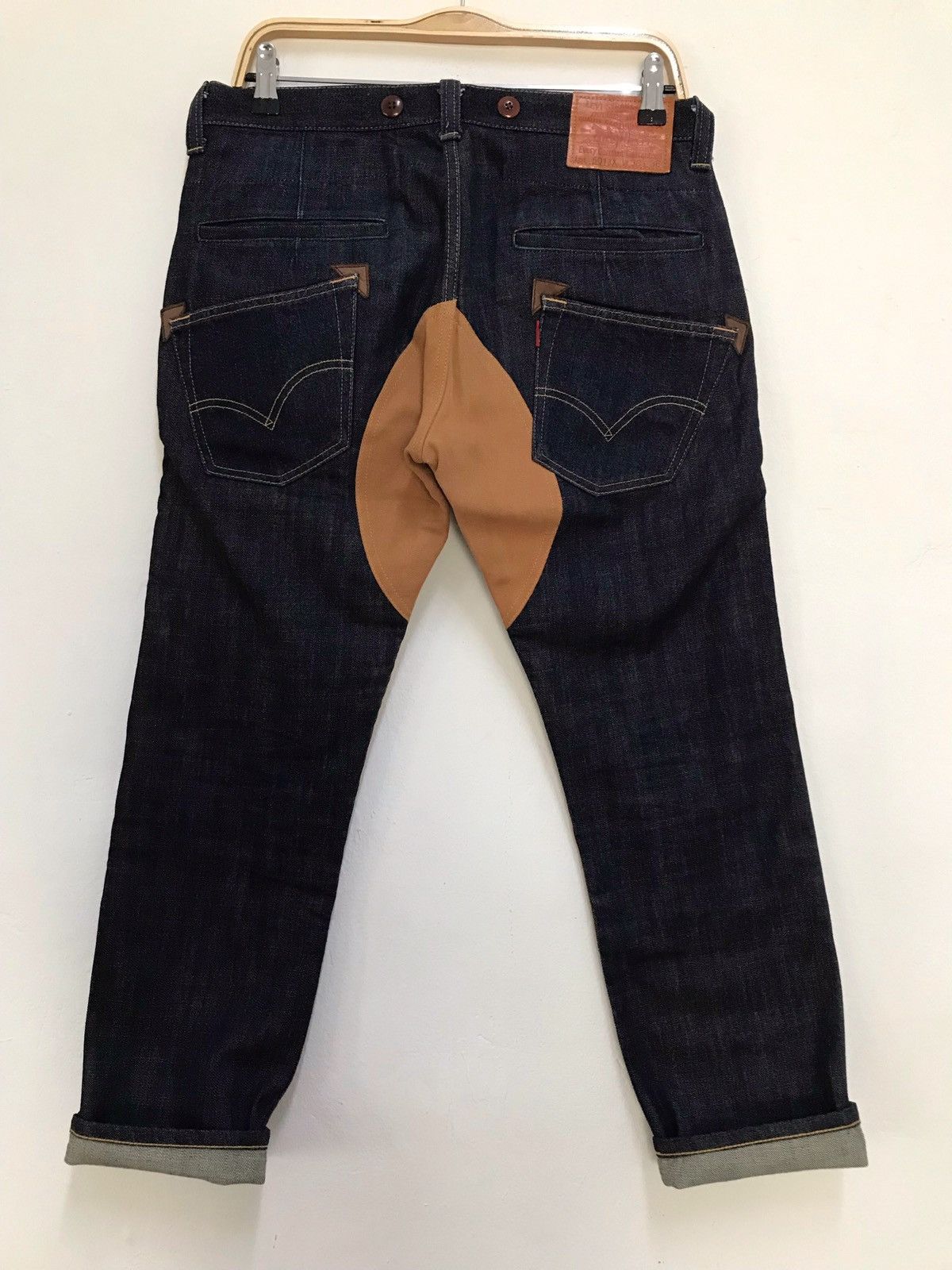 Comme des Garcons × Junya Watanabe × Levi's AD2009 Junya Watanabe Levis 501XX Big E Double Knee Denim Size US 32 / EU 48 - 9 Thumbnail