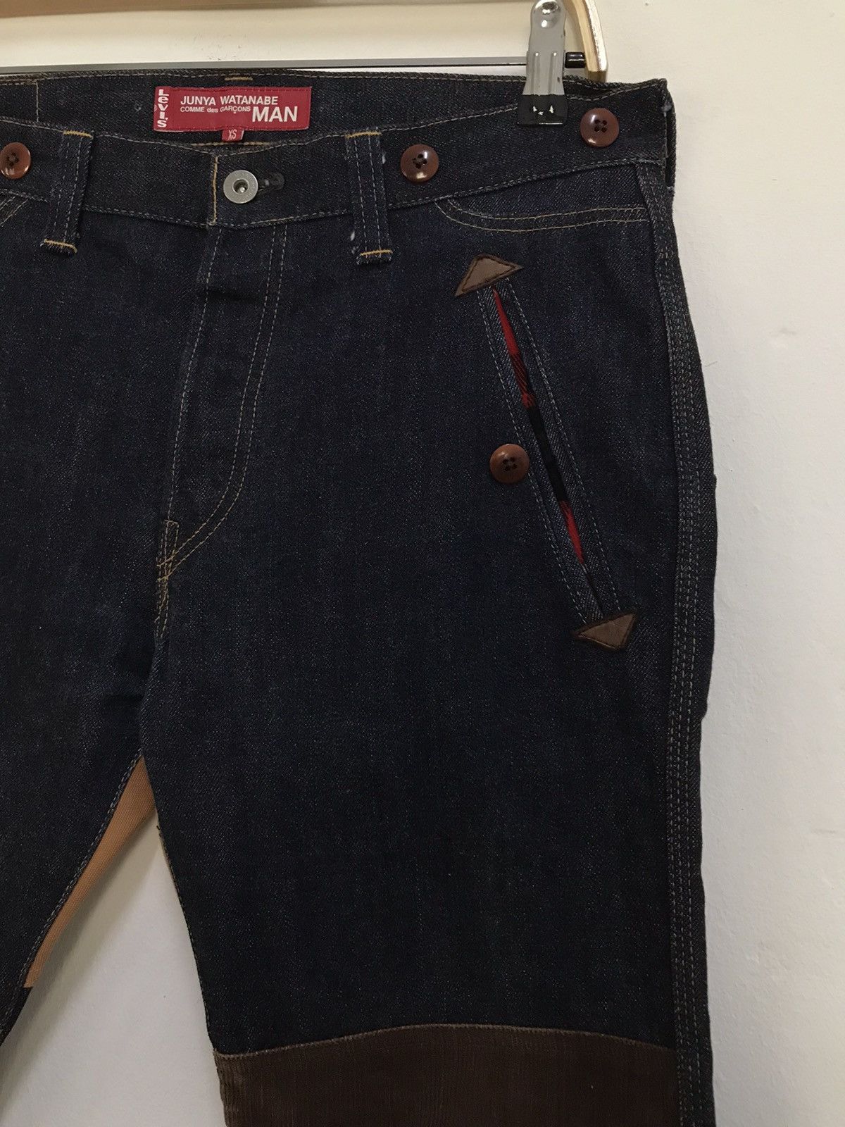 Comme des Garcons × Junya Watanabe × Levi's AD2009 Junya Watanabe Levis 501XX Big E Double Knee Denim Size US 32 / EU 48 - 6 Thumbnail