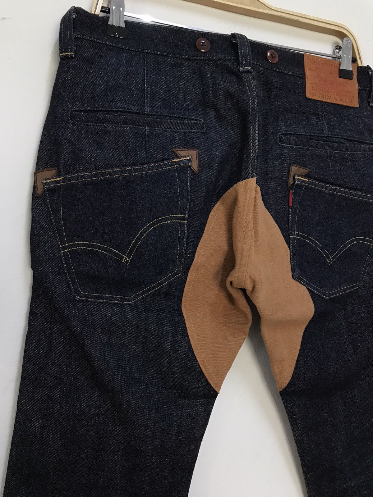 Comme des Garcons × Junya Watanabe × Levi's AD2009 Junya Watanabe Levis 501XX Big E Double Knee Denim Size US 32 / EU 48 - 10 Thumbnail