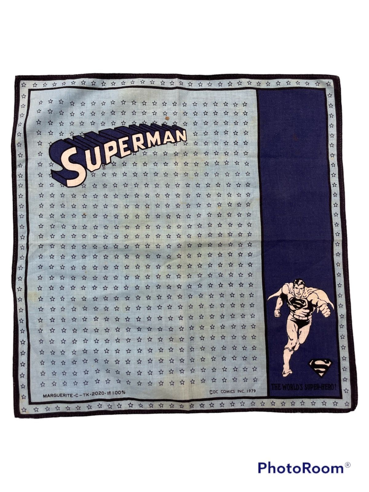 Cartoon Network Lot bundles Vintage Bandana Handkerchief Superman Batman Size ONE SIZE - 6 Thumbnail