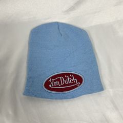 Vintage Y2K Unisex Adults Navy Deadstock Von Dutch Beanie, 44% OFF