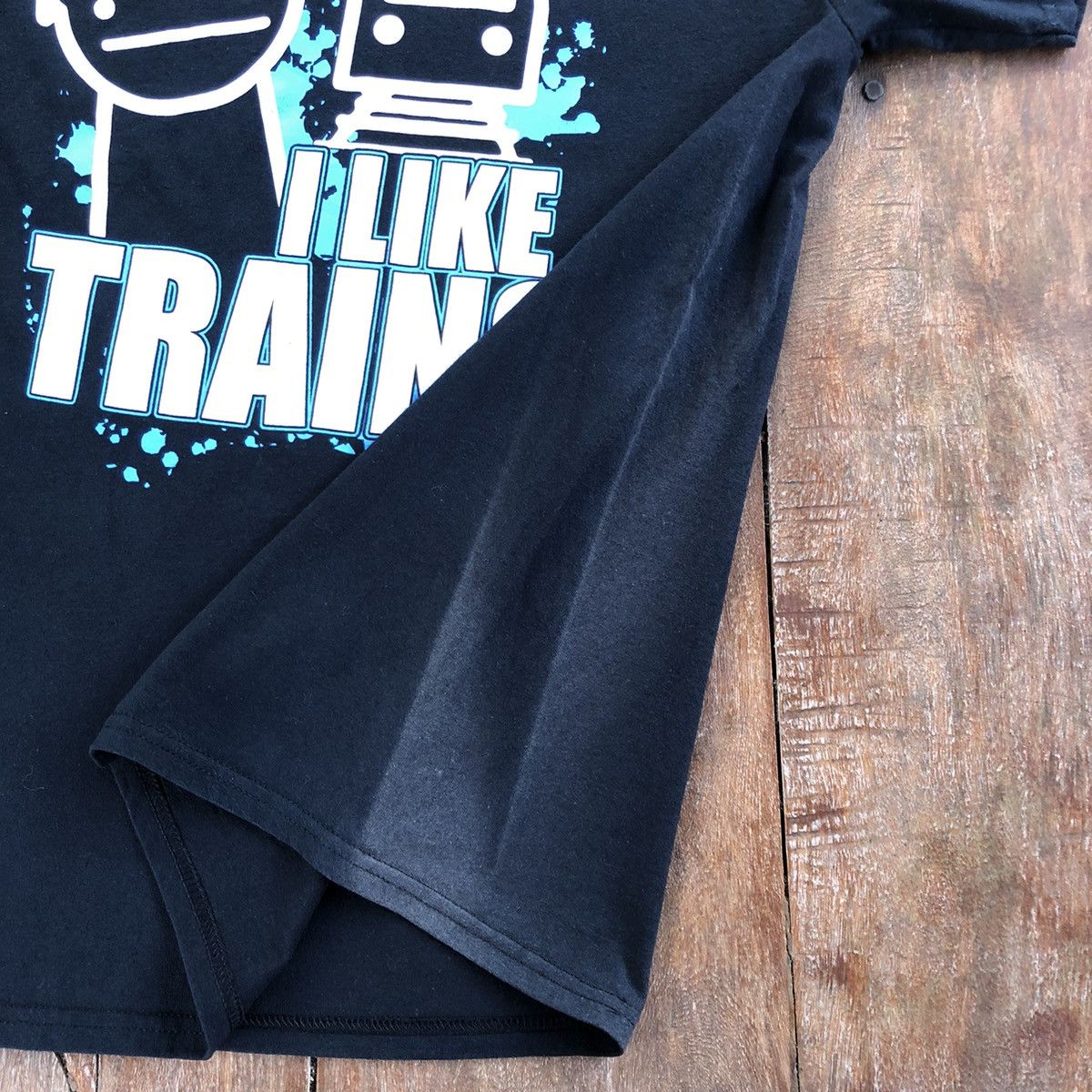 Band Tees Thrashed Faded I Like Trains Alternative Rock Band T Shirt Size US L / EU 52-54 / 3 - 5 Thumbnail