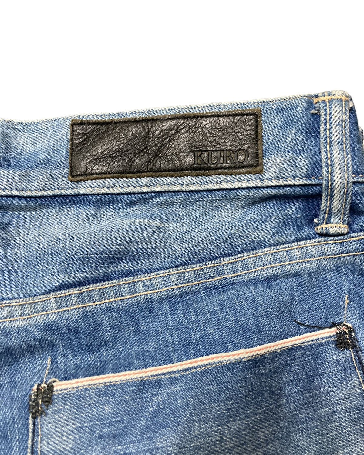 KURO Vintage Kuro Graphite Denim Red Selvedge Jean Size US 30 / EU 46 - 9 Thumbnail