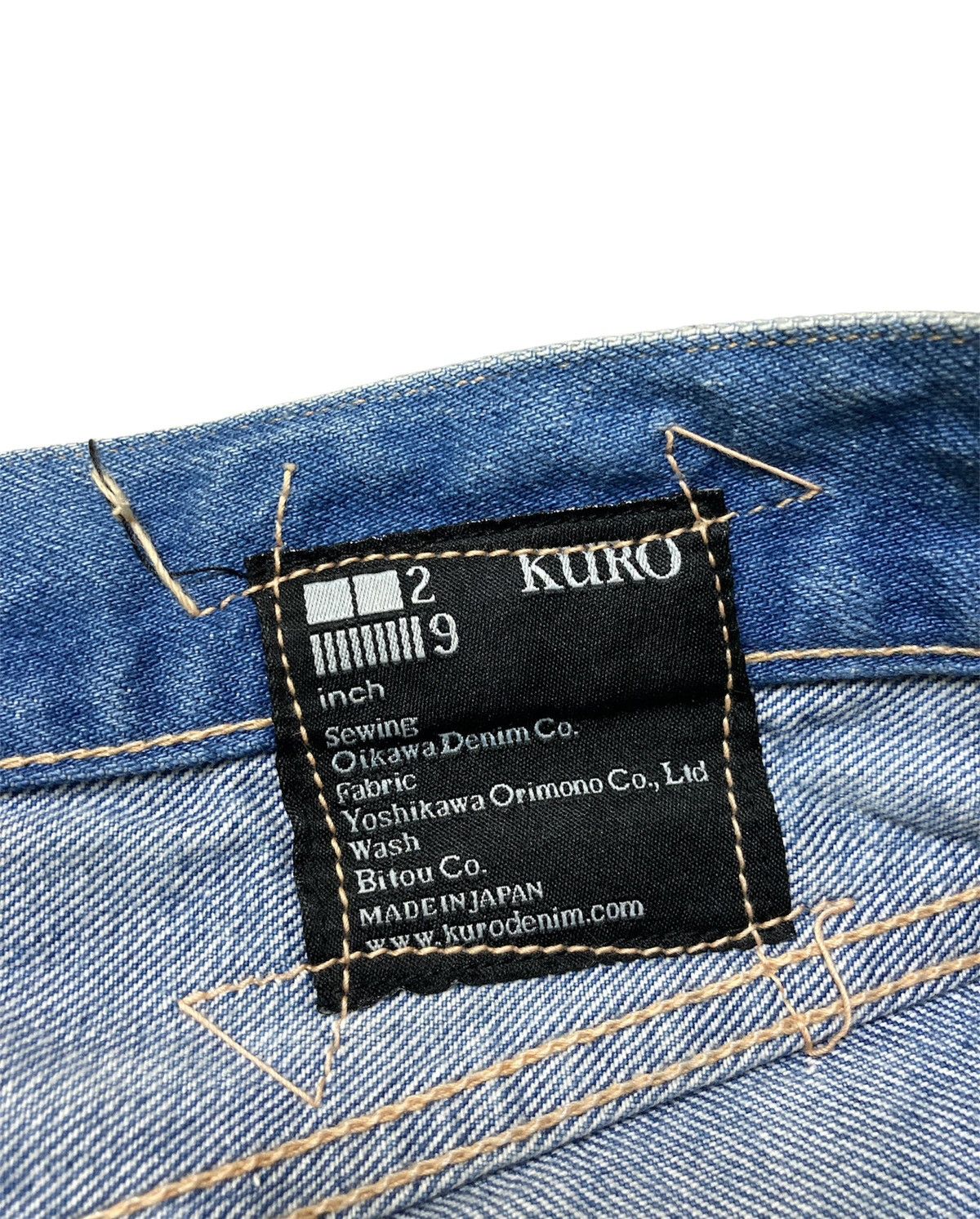KURO Vintage Kuro Graphite Denim Red Selvedge Jean Size US 30 / EU 46 - 7 Thumbnail