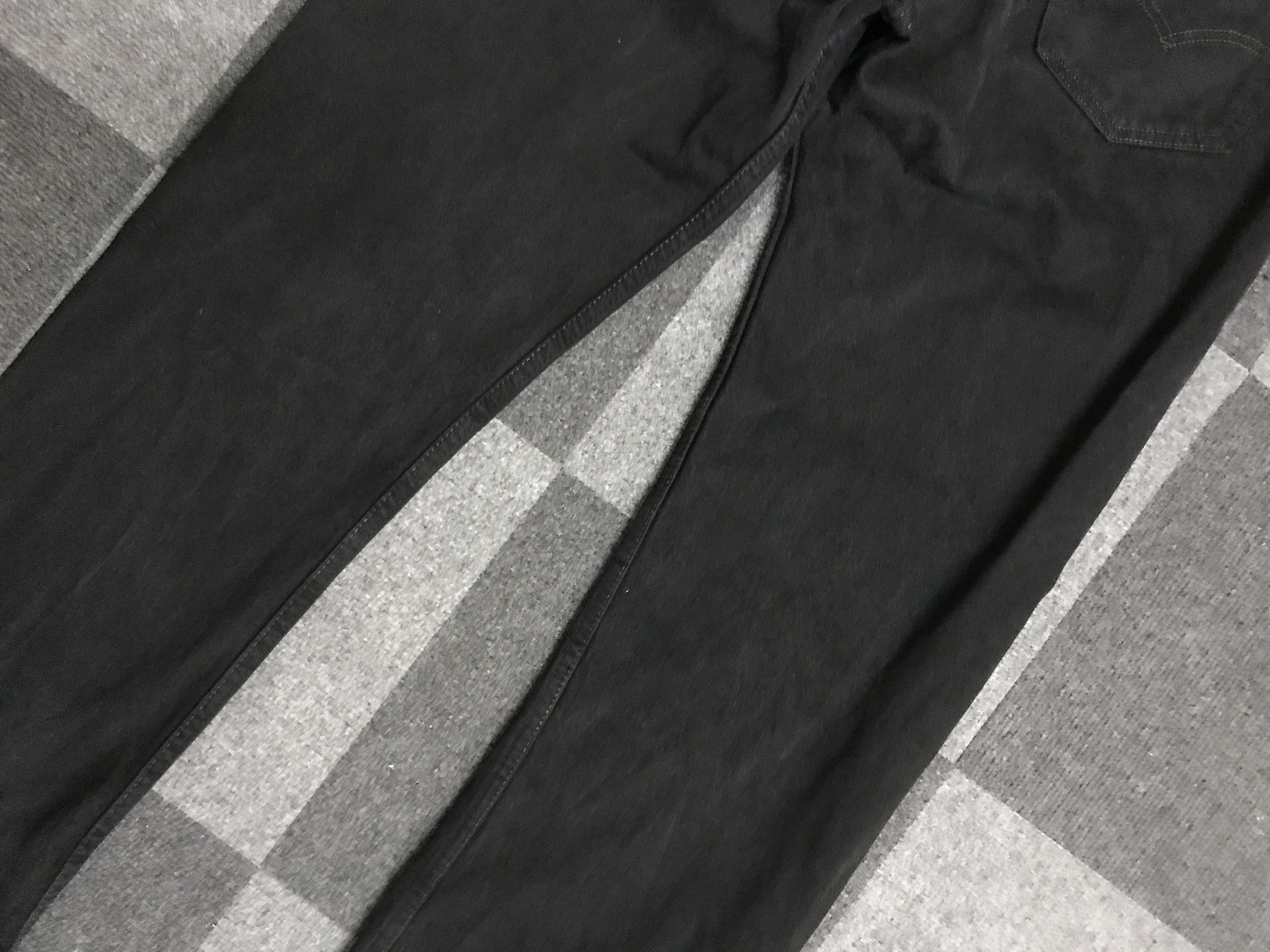 Levi's Vintage Clothing VL146-Vintage Levis 501 Superblack USA Jeans Size US 33 - 9 Thumbnail