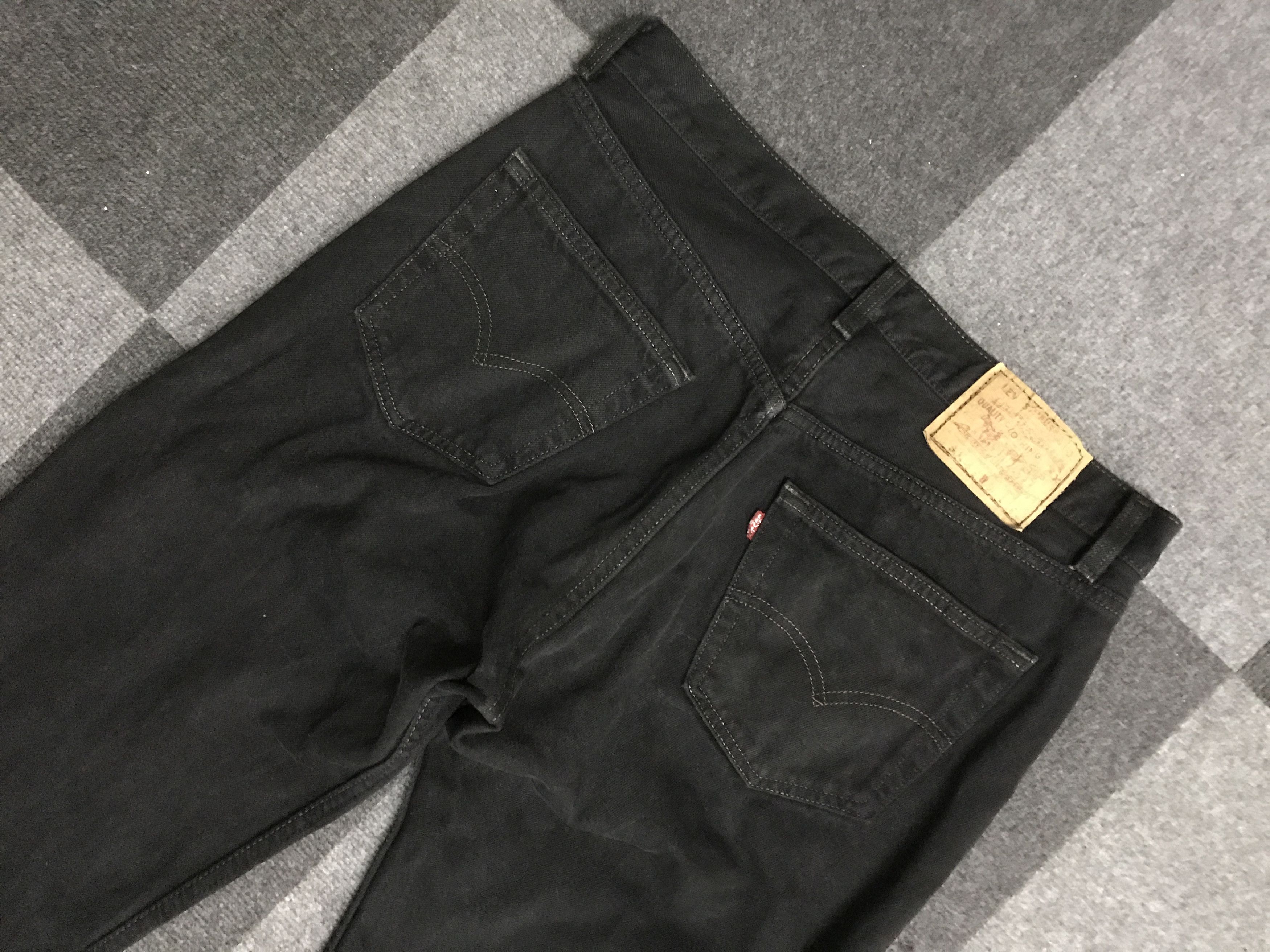Levi's Vintage Clothing VL146-Vintage Levis 501 Superblack USA Jeans Size US 33 - 8 Thumbnail