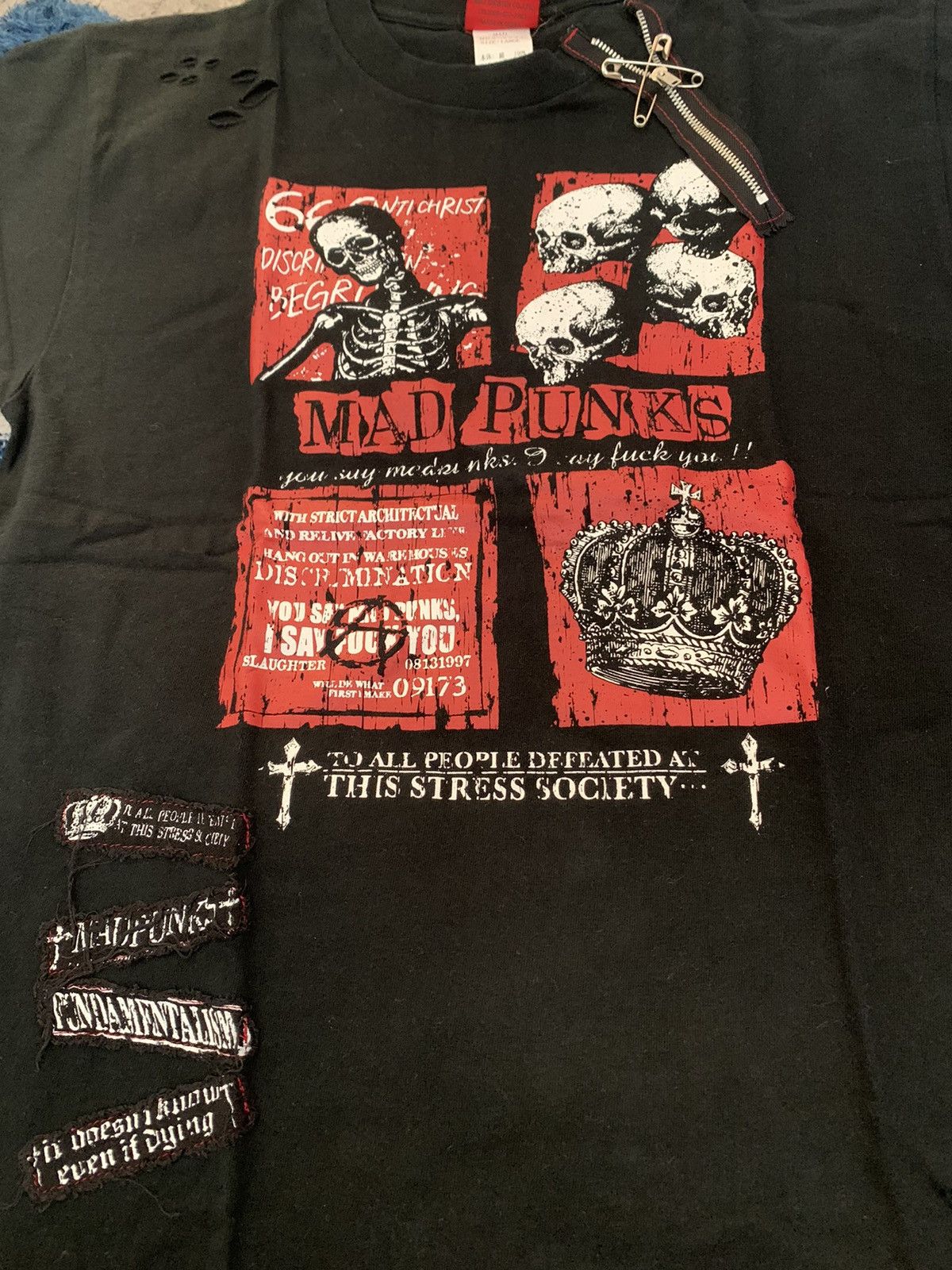 Band Tees × Japanese Brand Mad punks t shirt Size US L / EU 52-54 / 3 - 2 Thumbnail