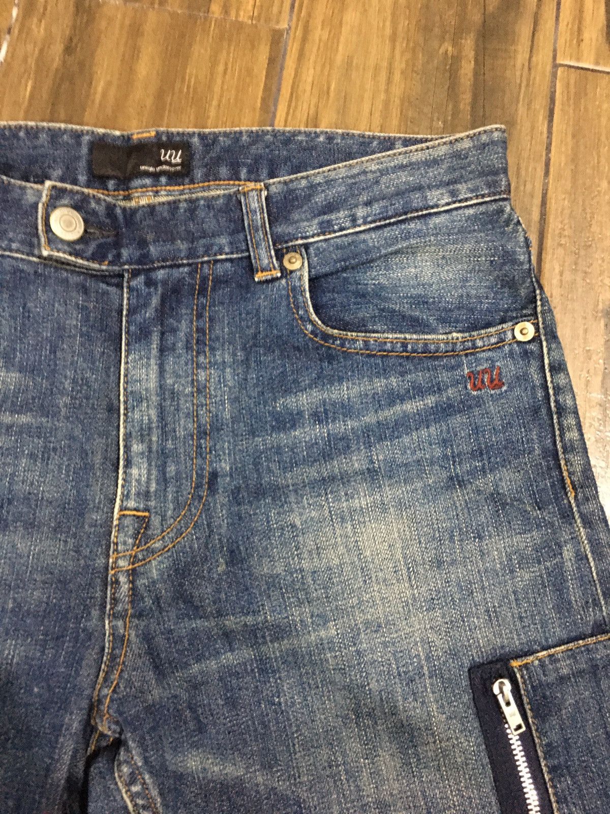 Jun Takahashi Uniqlo x Undercover Thrashed Denim Size US 31 - 5 Thumbnail