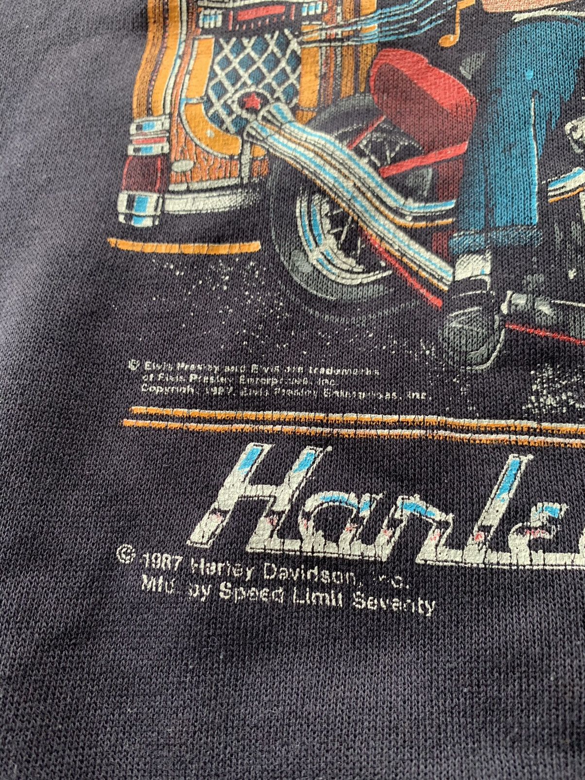 Harley Davidson × Vintage Vintage 80s Harley davidson elvis presley Size US L / EU 52-54 / 3 - 4 Thumbnail