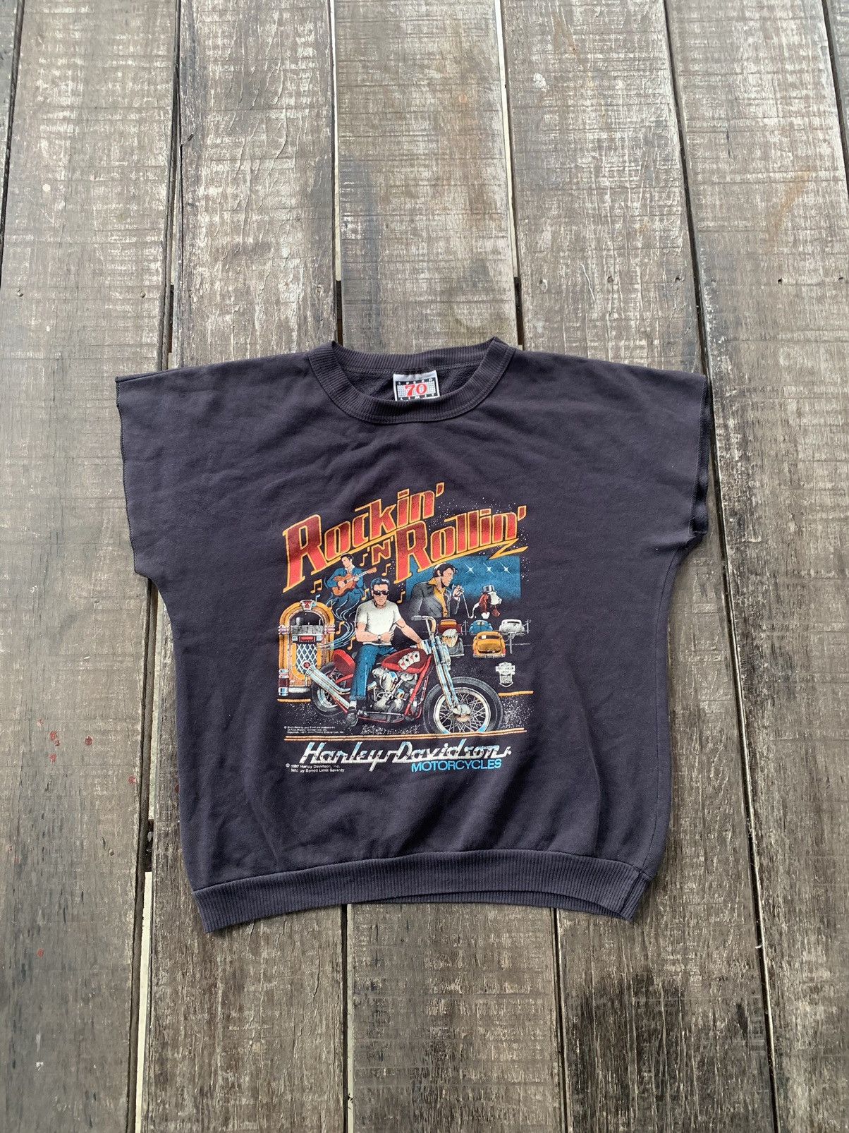 Harley Davidson × Vintage Vintage 80s Harley davidson elvis presley Size US L / EU 52-54 / 3 - 2 Thumbnail