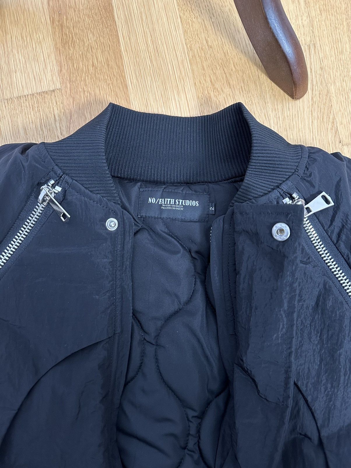 No Faith Studios Nofaithstudios Bomber Jacket Zipper | Grailed
