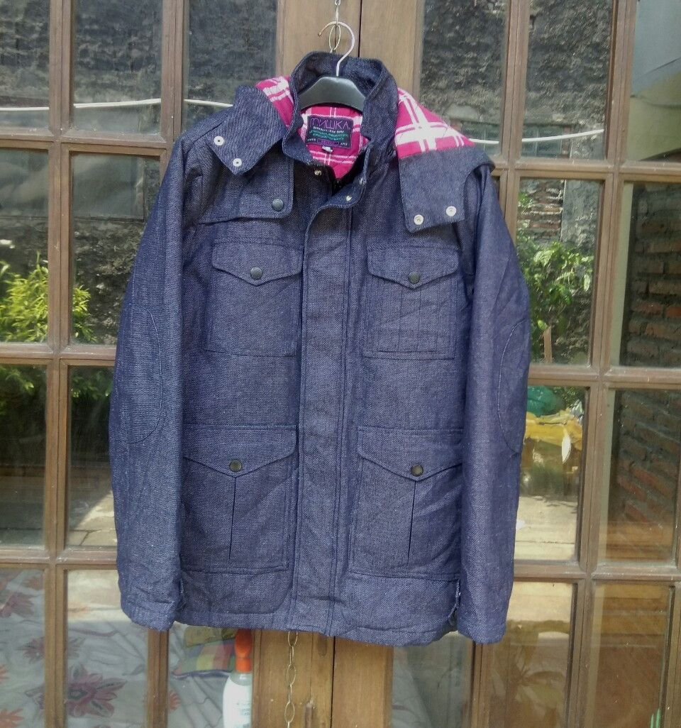 Mishka MNWKA Mishka Coat Canvas Denim Jacket. Medium Size US M / EU 48-50 / 2 - 1 Thumbnail