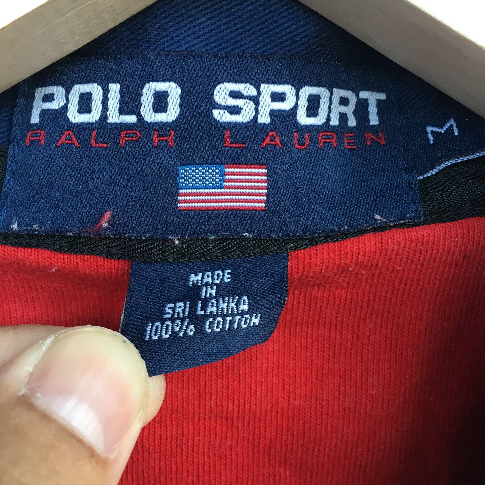 Polo Ralph Lauren Vintage Polo Sports Ralph Lauren Rugby Polo Shirt Size US M / EU 48-50 / 2 - 6 Thumbnail