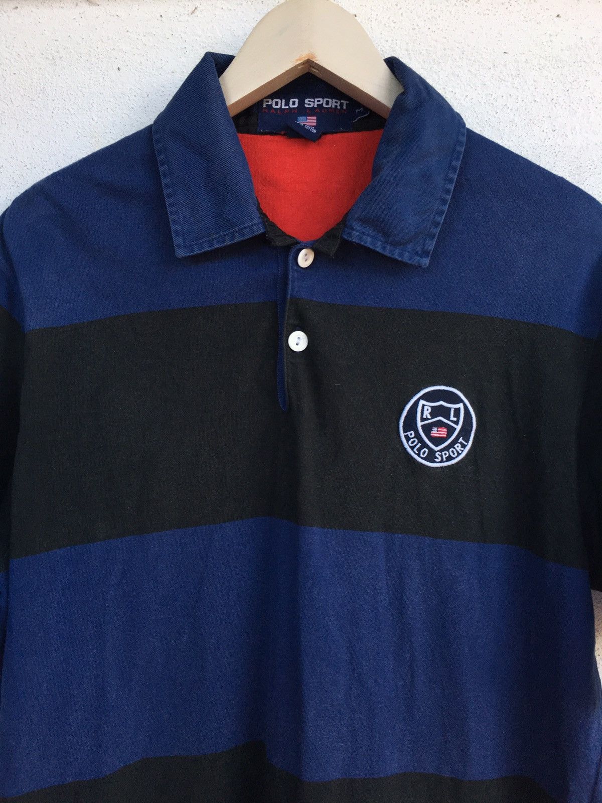 Polo Ralph Lauren Vintage Polo Sports Ralph Lauren Rugby Polo Shirt Size US M / EU 48-50 / 2 - 3 Thumbnail