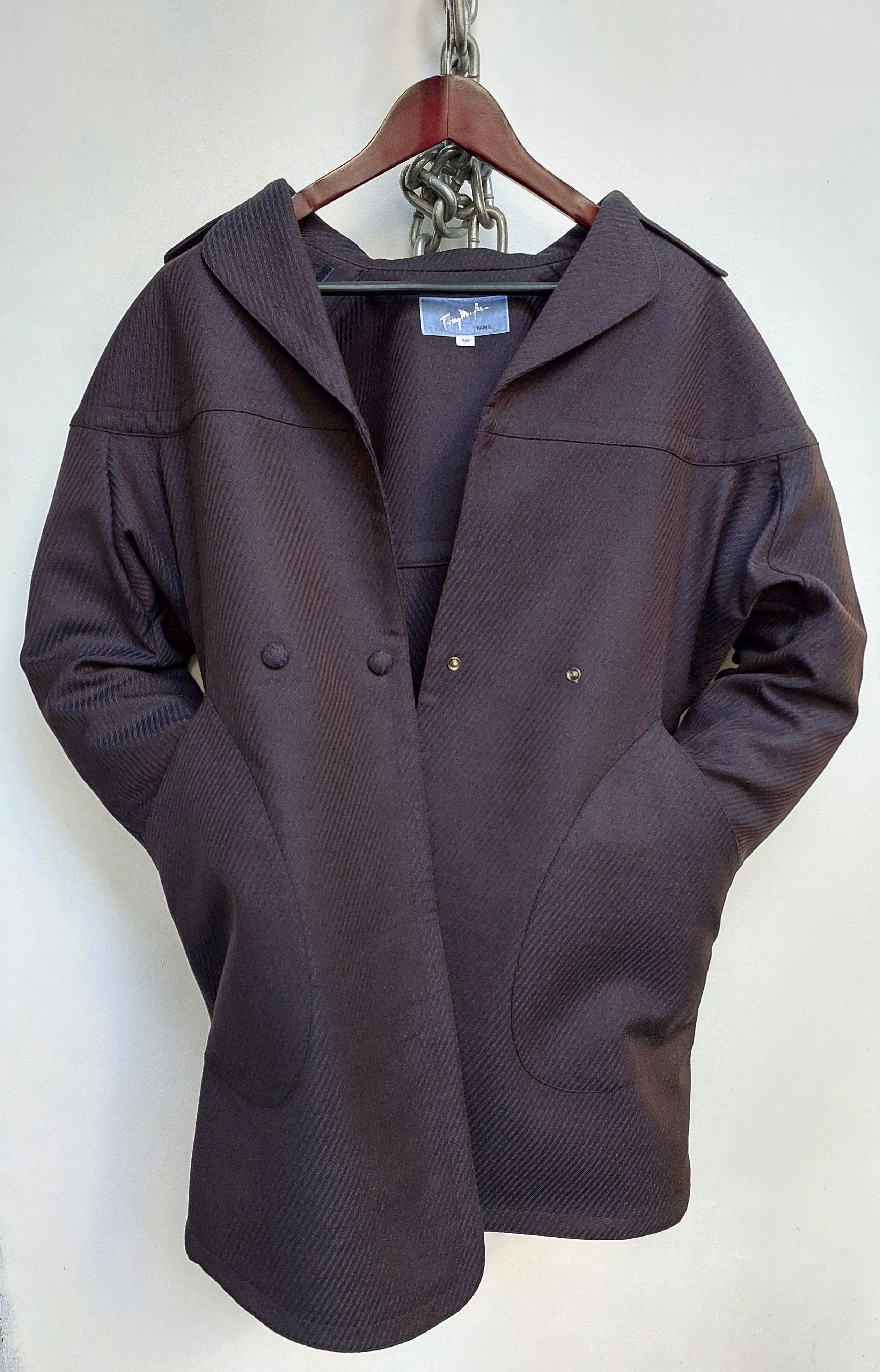 Thierry Mugler Vintage Thierry Mugler Double Breasted Coat-Jacket Size L / US 10 / IT 46 - 2 Thumbnail