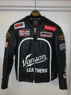 Supreme X Vanson Leather Bones Jacket