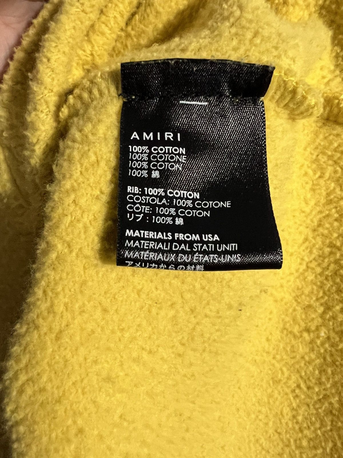 Amiri Amiri Snake Hoodie Yellow Size US L / EU 52-54 / 3 - 4 Thumbnail