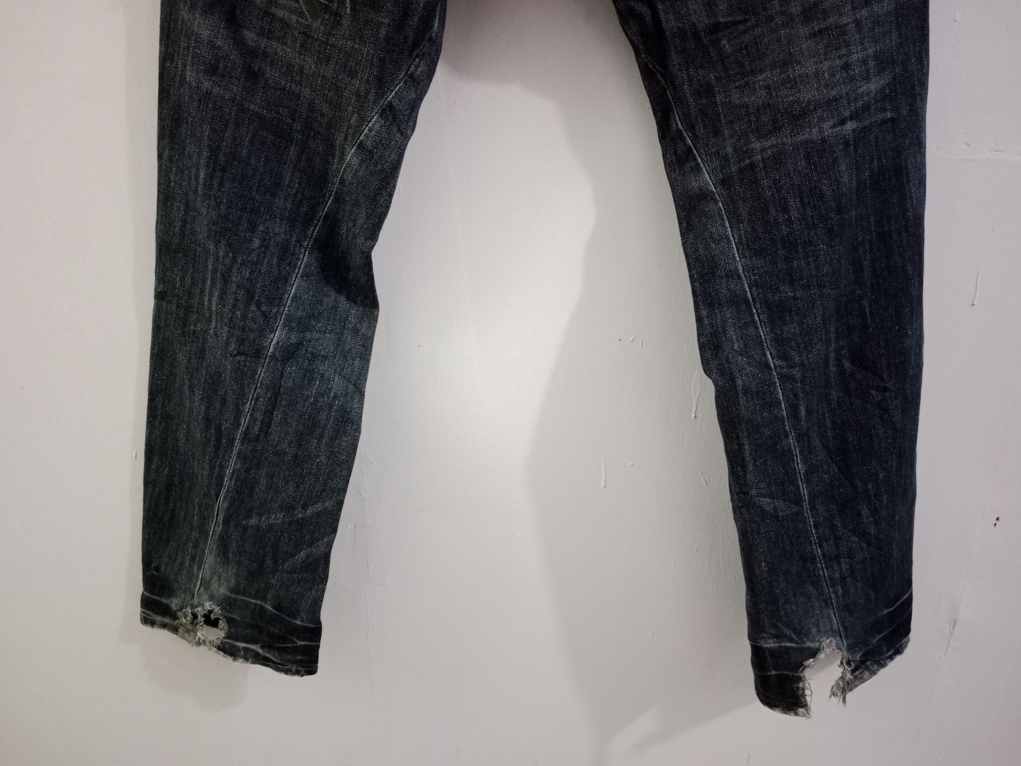PPFM Vintage 💥 Double Waist Sakura Distressed Jeans Size US 32 / EU 48 - 6 Thumbnail