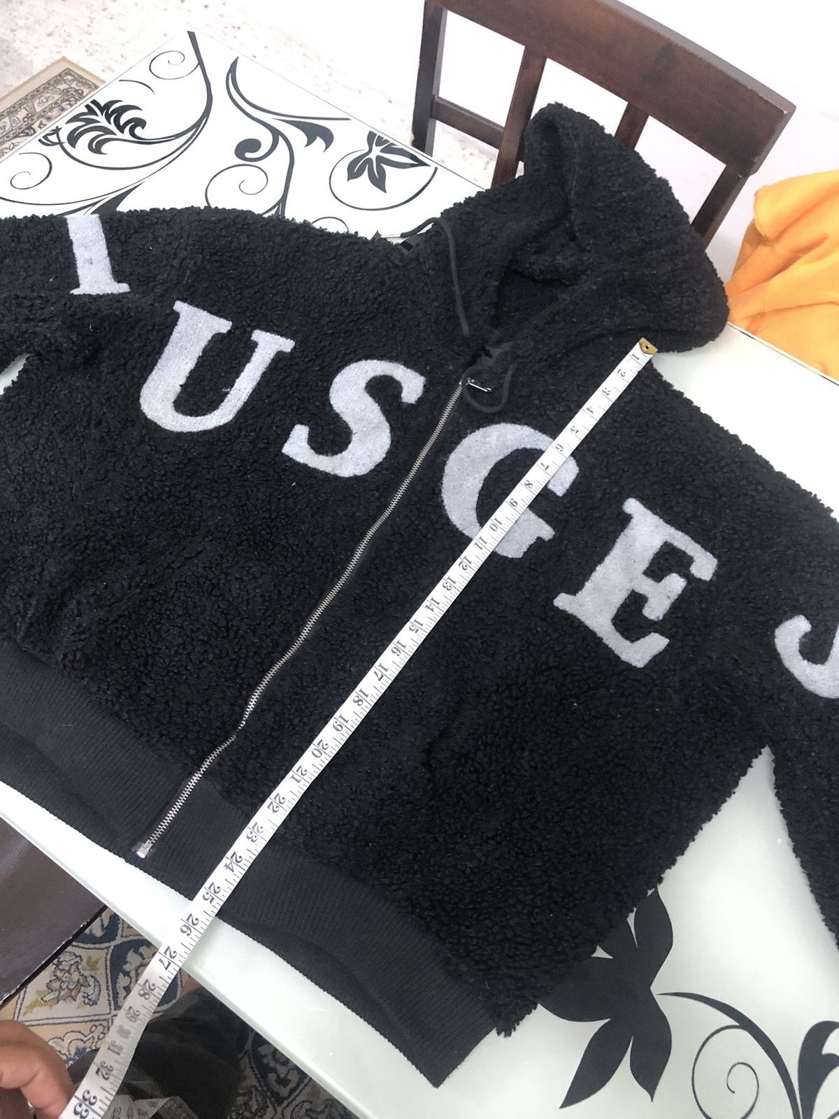 Japanese Brand Nice❗️SHEENA Spell Out Over Size Deep Pile Hoodie Size L / US 10 / IT 46 - 18 Thumbnail
