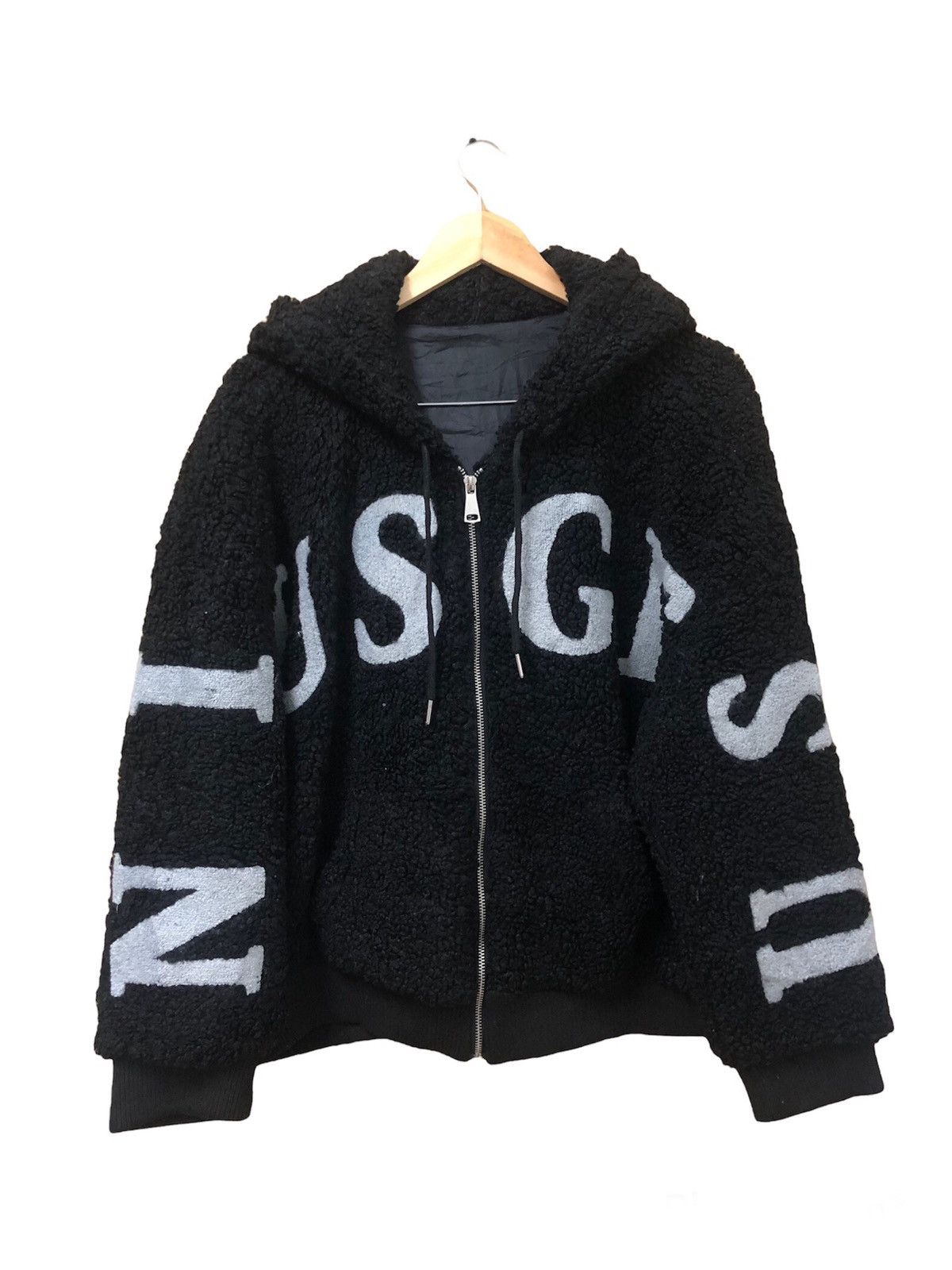 Japanese Brand Nice❗️SHEENA Spell Out Over Size Deep Pile Hoodie Size L / US 10 / IT 46 - 1 Thumbnail