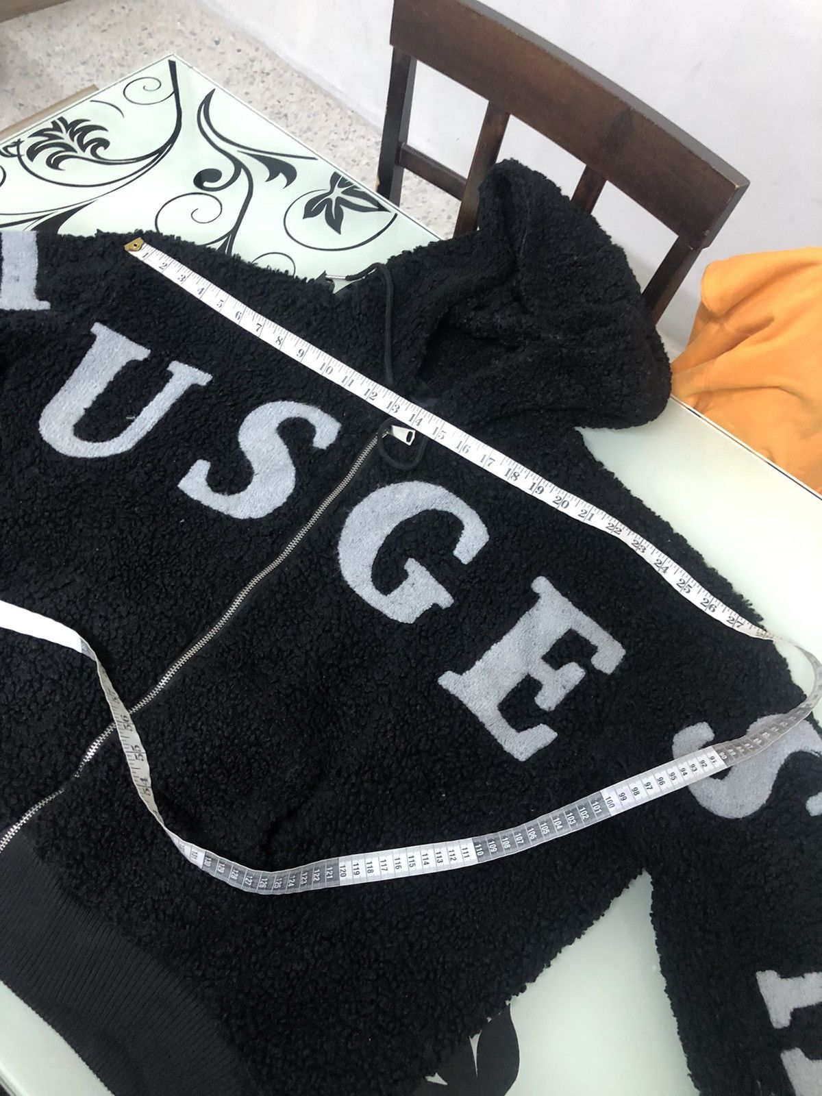 Japanese Brand Nice❗️SHEENA Spell Out Over Size Deep Pile Hoodie Size L / US 10 / IT 46 - 19 Thumbnail