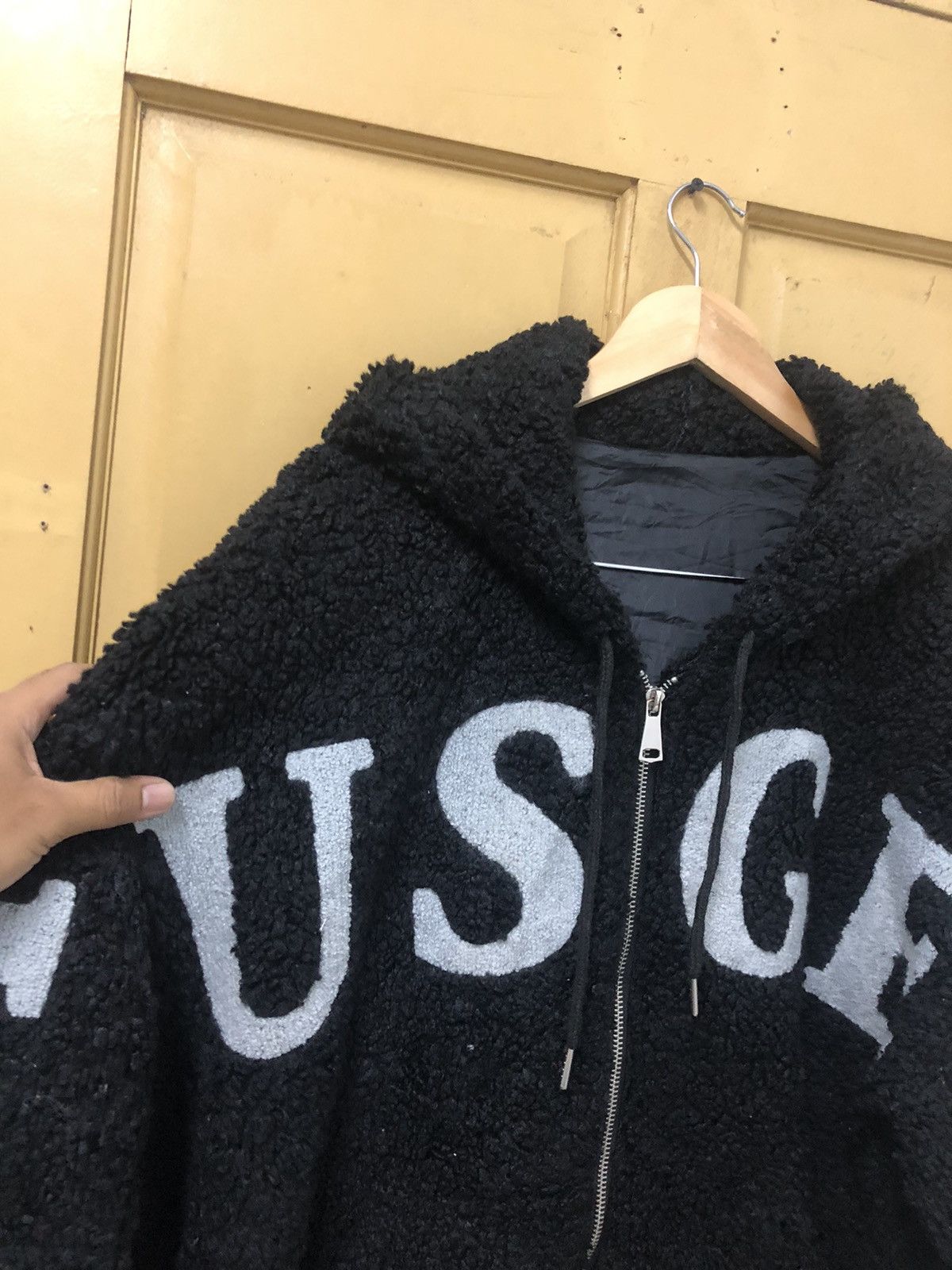 Japanese Brand Nice❗️SHEENA Spell Out Over Size Deep Pile Hoodie Size L / US 10 / IT 46 - 9 Thumbnail